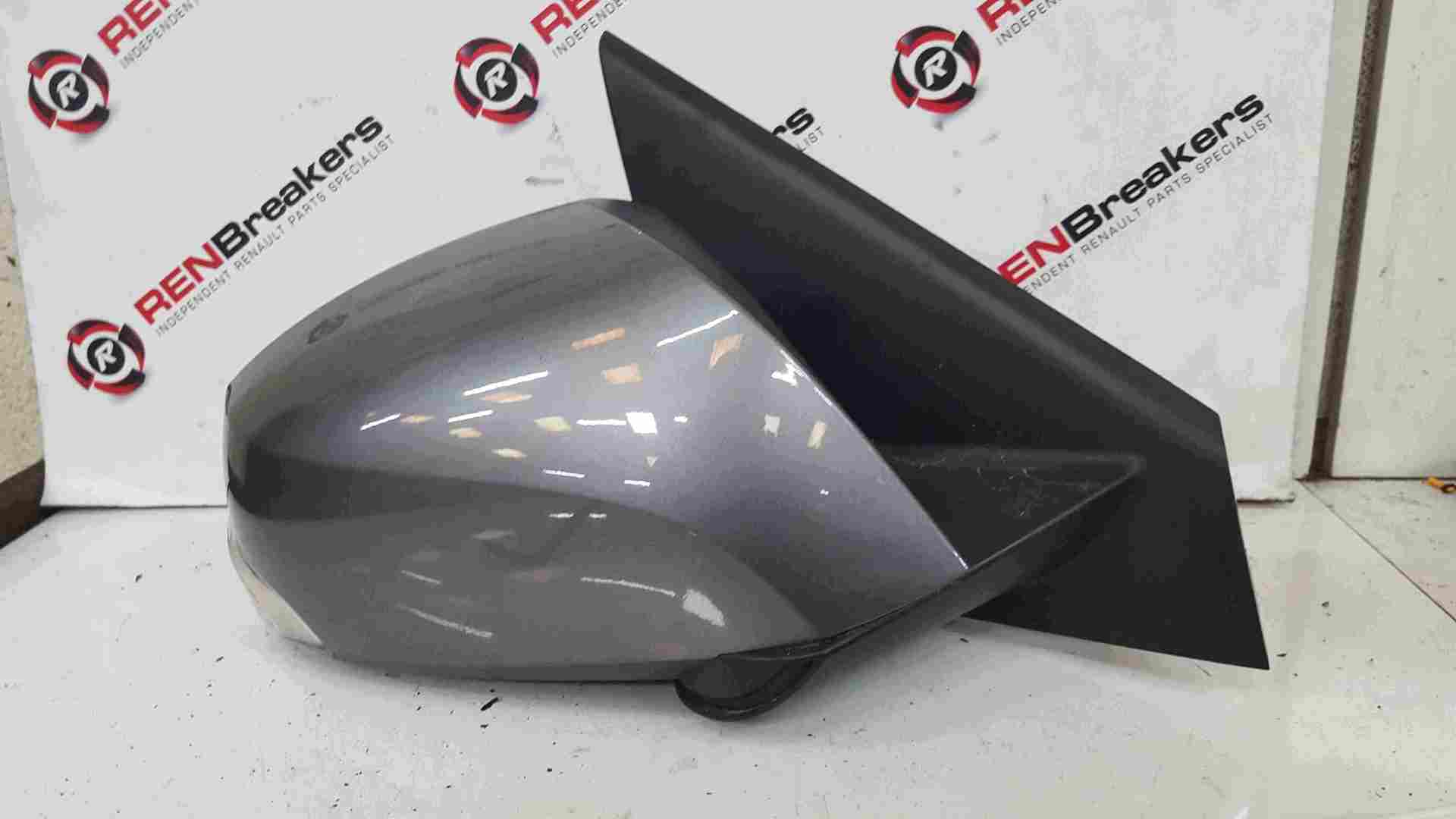 Thumb 3 Renault Laguna Estate MK3 2007-2012 Drivers OS Wing Mirror Grey TEKNG Folding