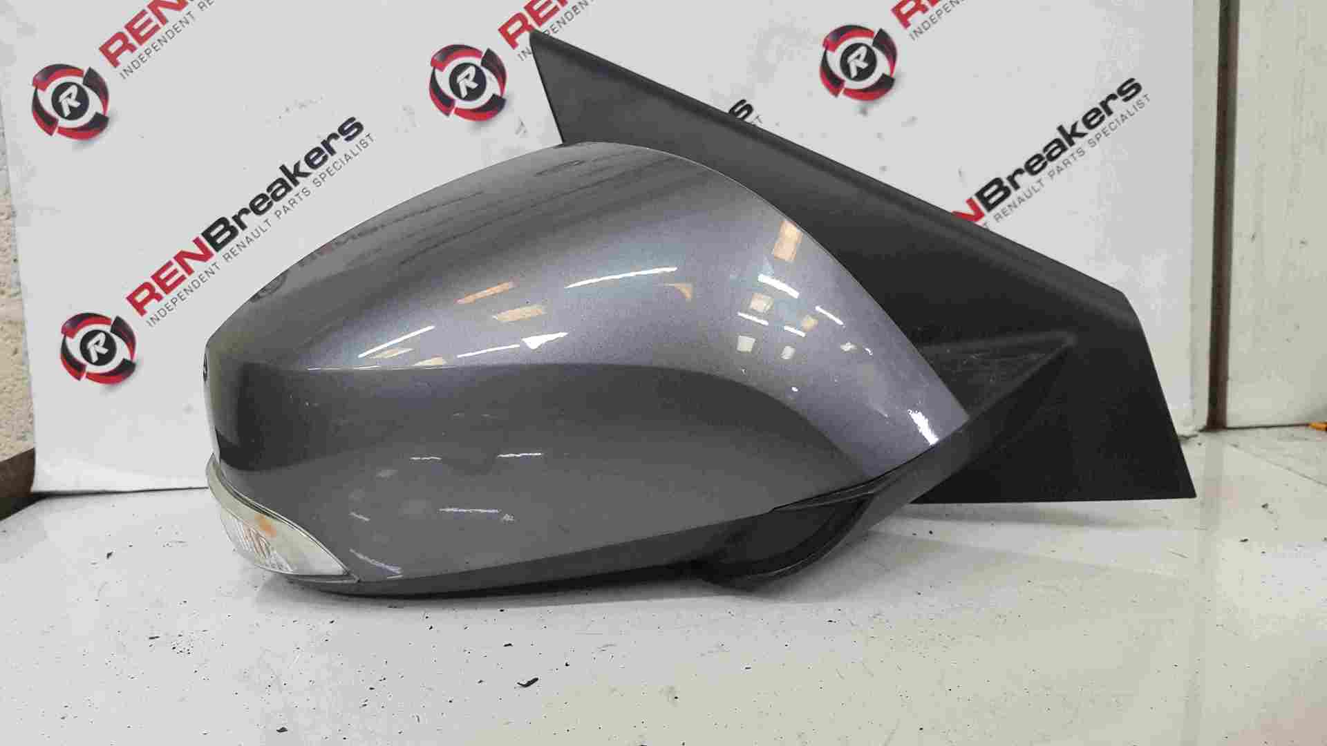 Renault Laguna Estate MK3 2007-2012 Drivers OS Wing Mirror Grey TEKNG Folding