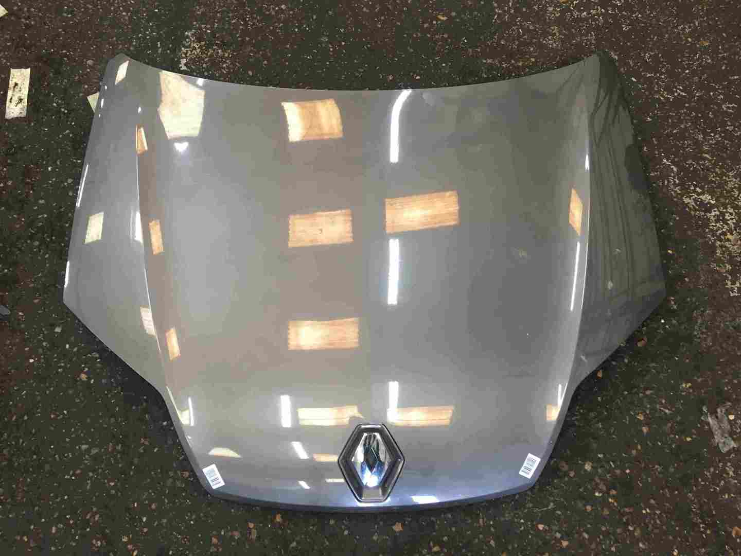 Renault Laguna Hatchback 2007-2012 Front Bonnet Grey TEKND