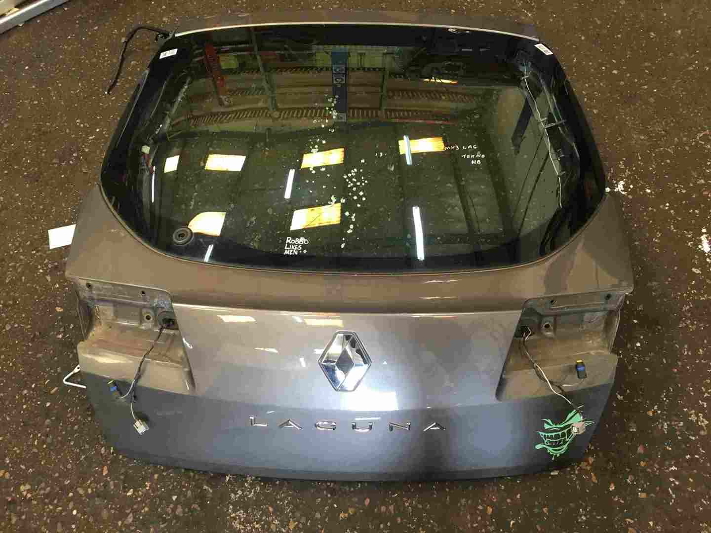 Renault Laguna Hatchback 2007-2012 Rear Boot Tailgate Grey TEKND