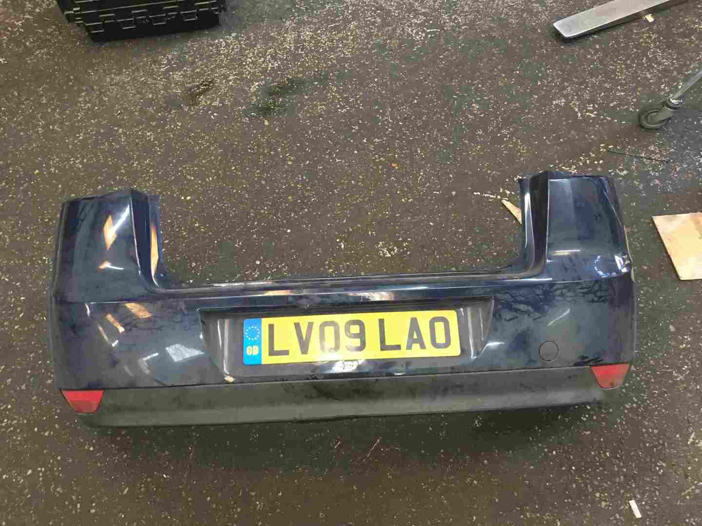 Renault Laguna Hatchback 2007-2012 Rear Bumper Blue OVD42