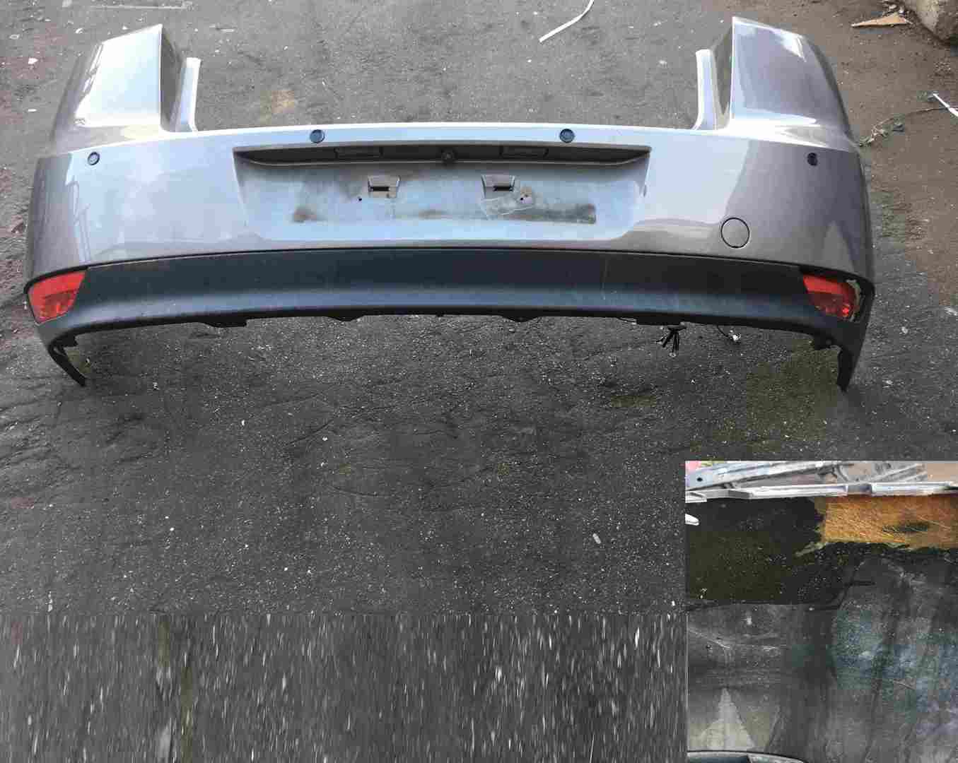 Renault Laguna Hatchback 2007-2012 Rear Bumper Grey TEKND