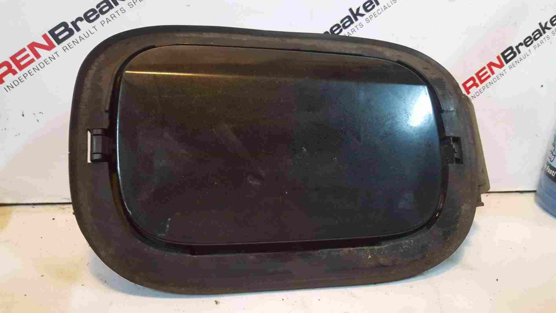 Renault Laguna Hatchback MK3 2007-2012 Fuel Flap Cover + Hinge Black 676
