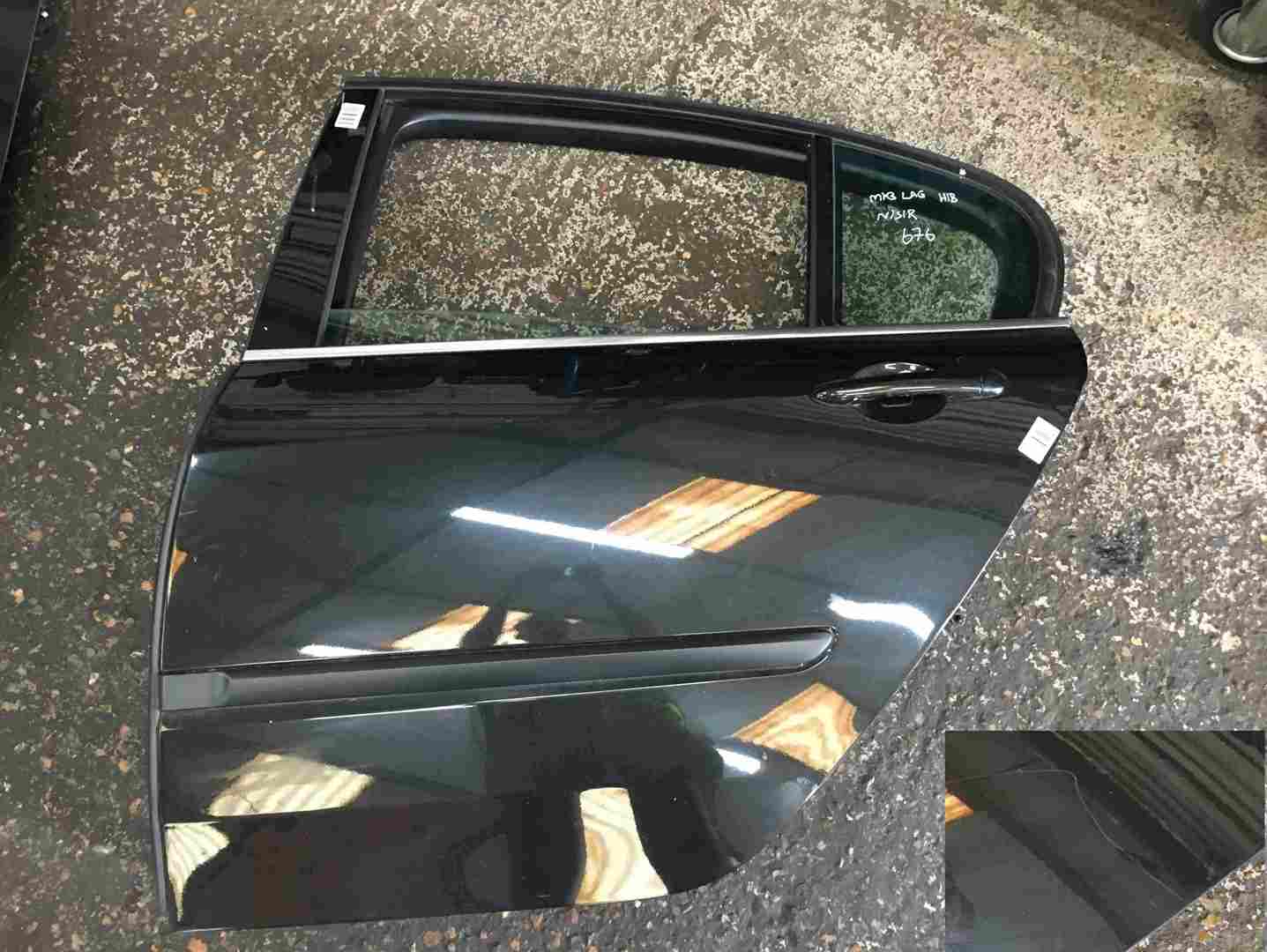 Renault Laguna Hatchback MK3 2007-2012 Passenger NSR Rear Door Black 676