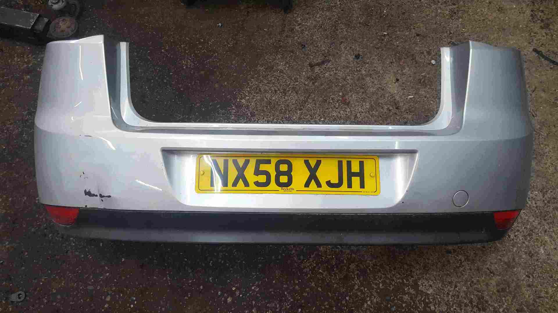 Renault Laguna Hatchback MK3 2007-2012 Rear Bumper Silver TED69