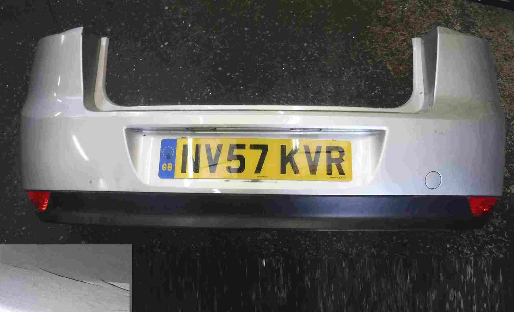 Renault Laguna Hatchback MK3 2007-2012 Rear Bumper Silver TED69
