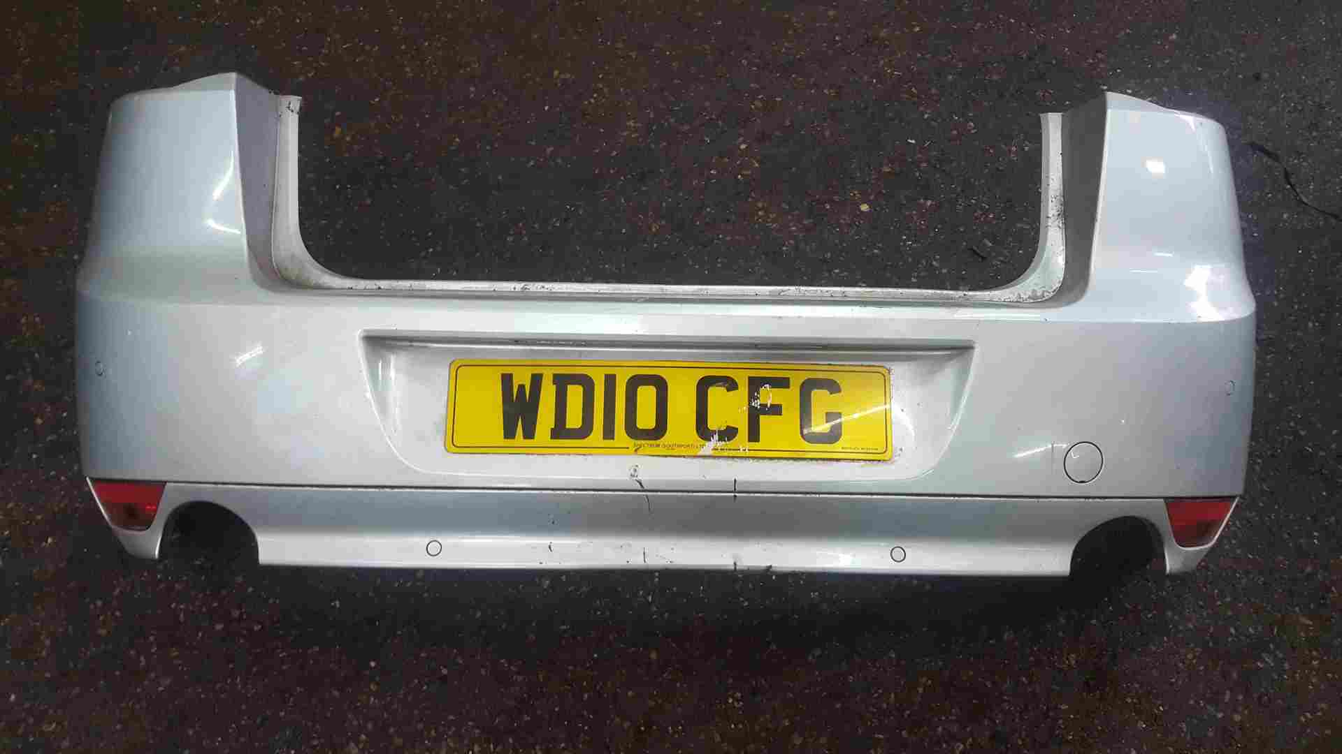 Thumb 3 Renault Laguna Hatchback MK3 2007-2012 Rear Bumper Silver Ted69 Rerverse Sensors