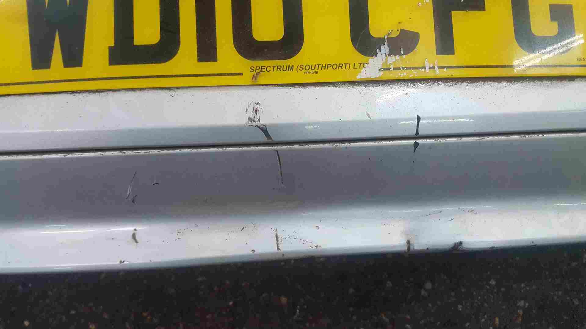 Thumb 5 Renault Laguna Hatchback MK3 2007-2012 Rear Bumper Silver Ted69 Rerverse Sensors