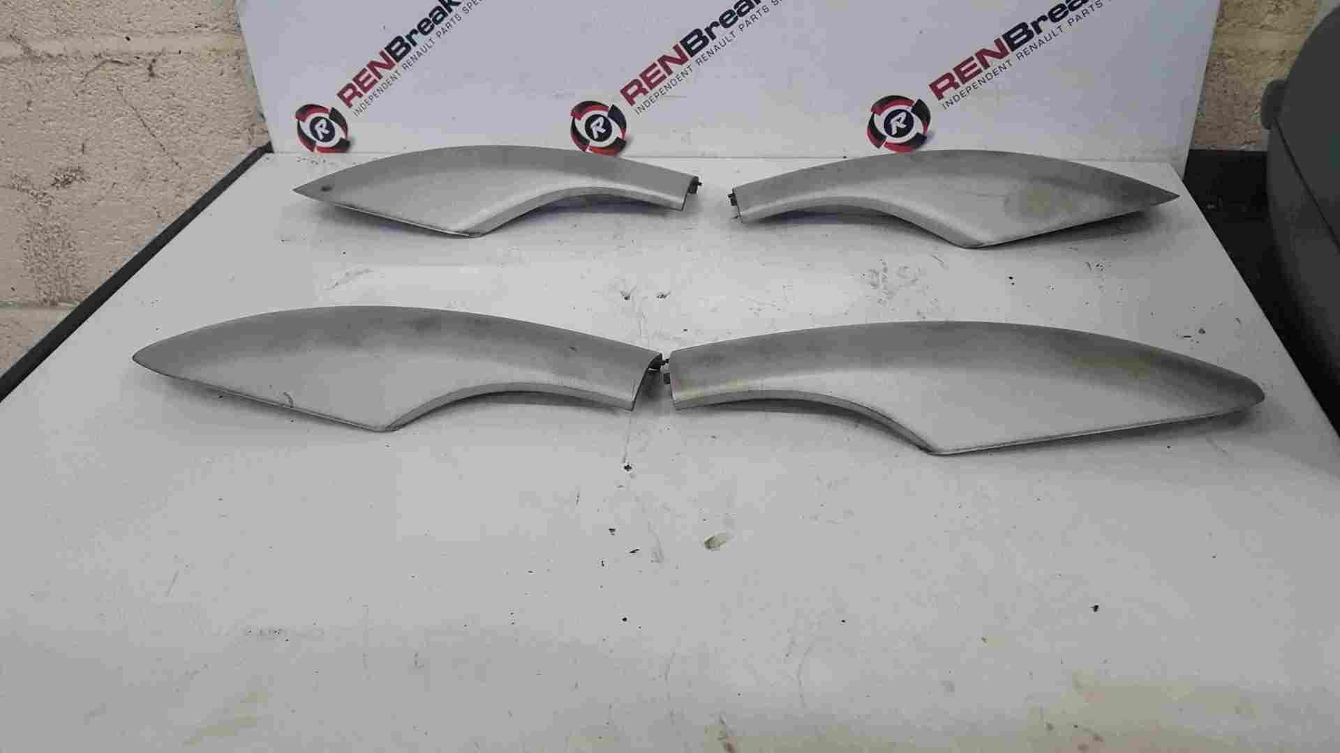 Renault Laguna MK2 2001-2007 Roof Rack Bars End Caps Silver 8200020497