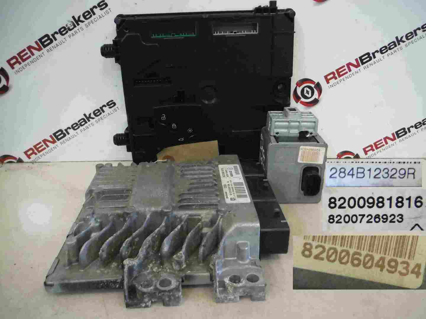 Renault Laguna MK3 2007-2012 1.5 dCi ECU SET UCH BCM Immobiliser Key Fog
