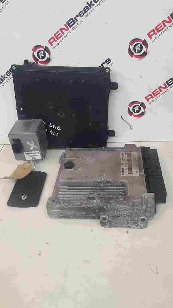Renault Laguna MK3 2007-2012 2.0 DCi ECU Set UCH BCM Lock Box + Key Card