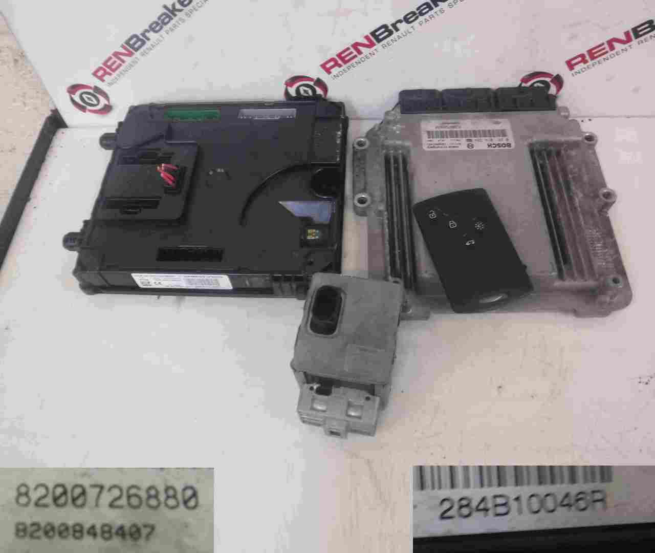 Renault Laguna MK3 2007-2012 2.0 dCi ECU SET UCH BCM Steering Lock + Key Card