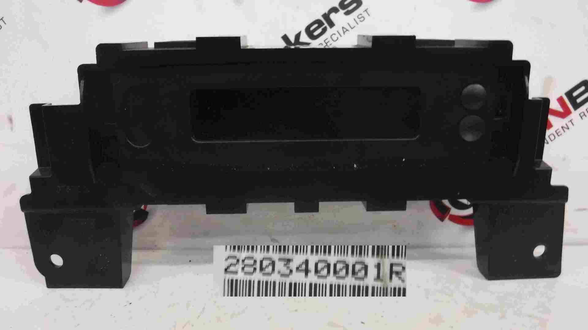 Renault Laguna MK3 2007-2012 Centre Display Clock Screen 280340001R