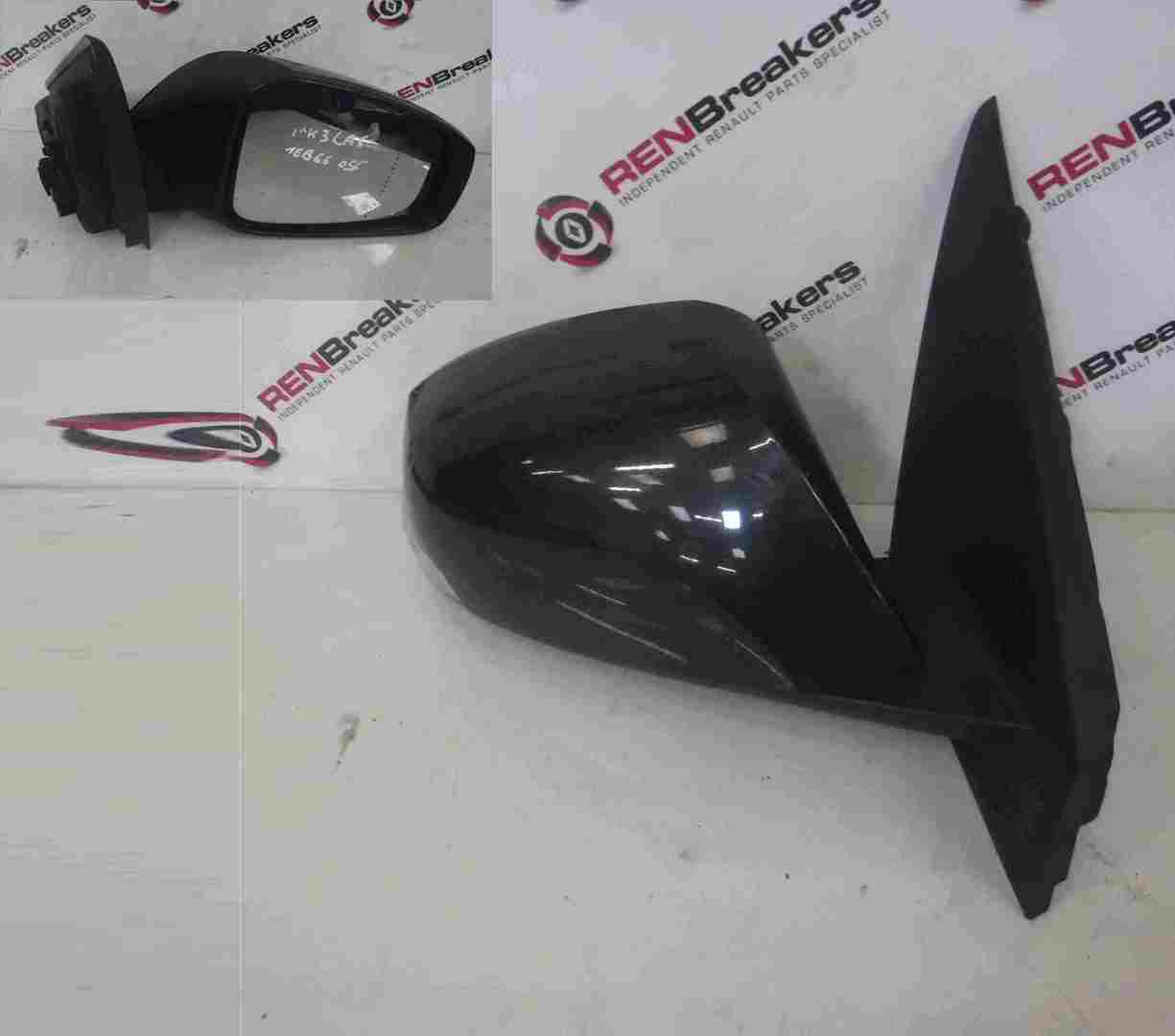 Renault Laguna MK3 2007-2012 Drivers OS Wing Mirror Grey TEB66