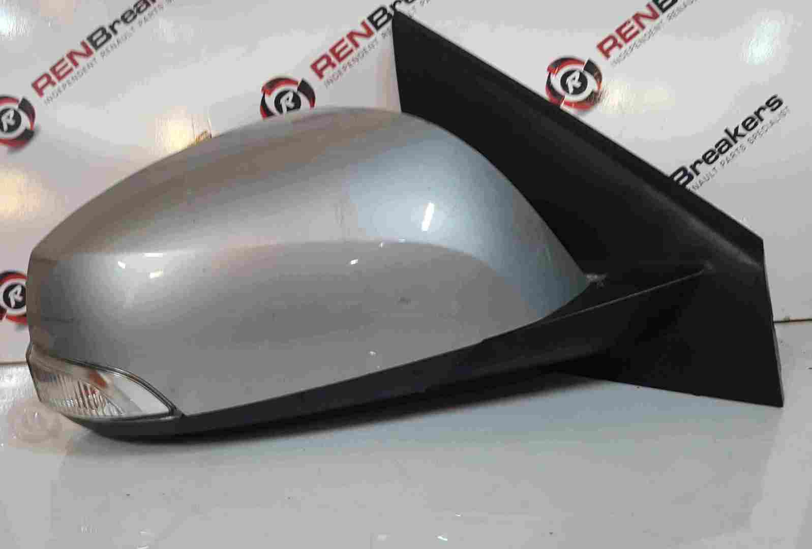 Renault Laguna MK3 2007-2012 Drivers OS Wing Mirror Silver TED69