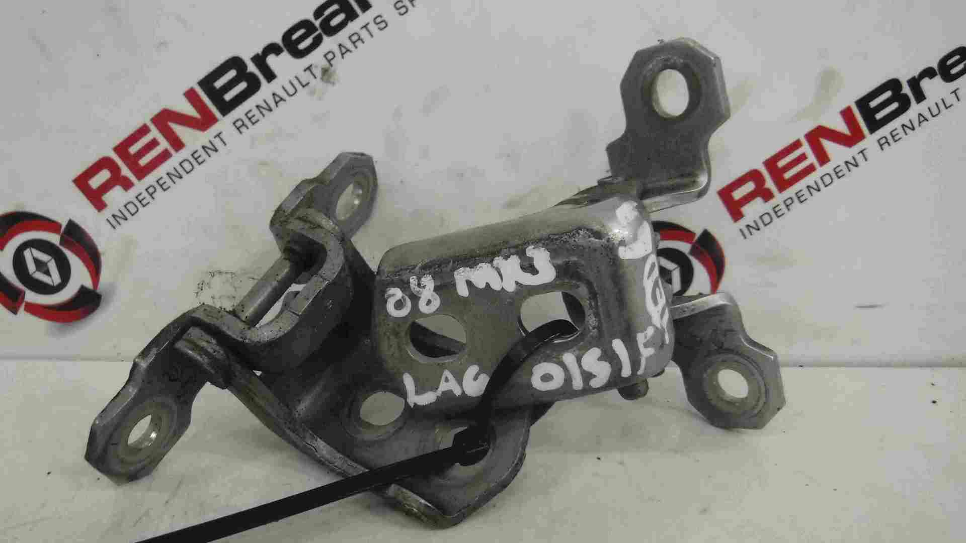 Renault Laguna MK3 2007-2012 Drivers OSF Front Door Hinges Silver TED69