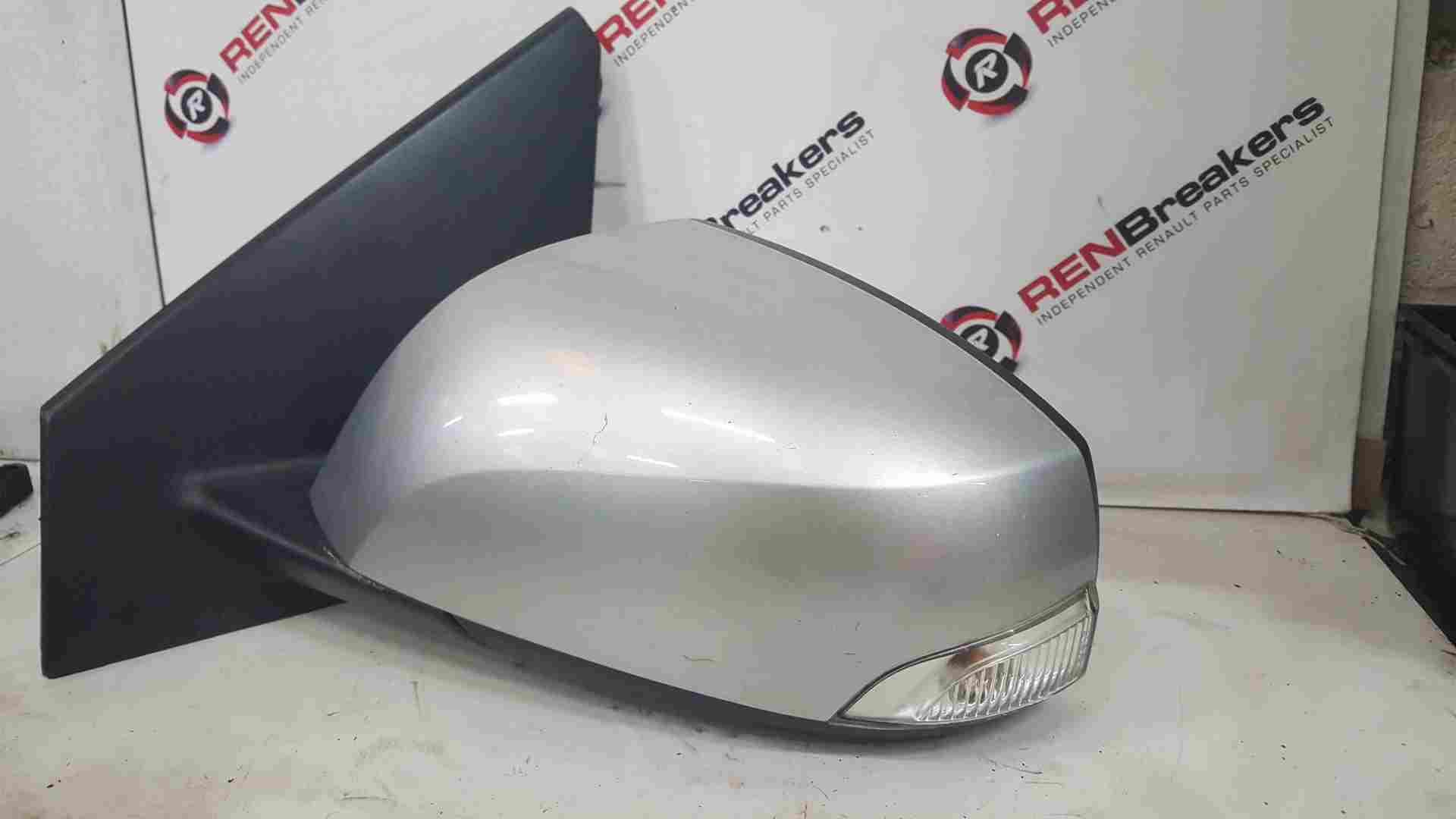 Renault Laguna MK3 2007-2012 Passenger NS Wing Mirror Silver TED69