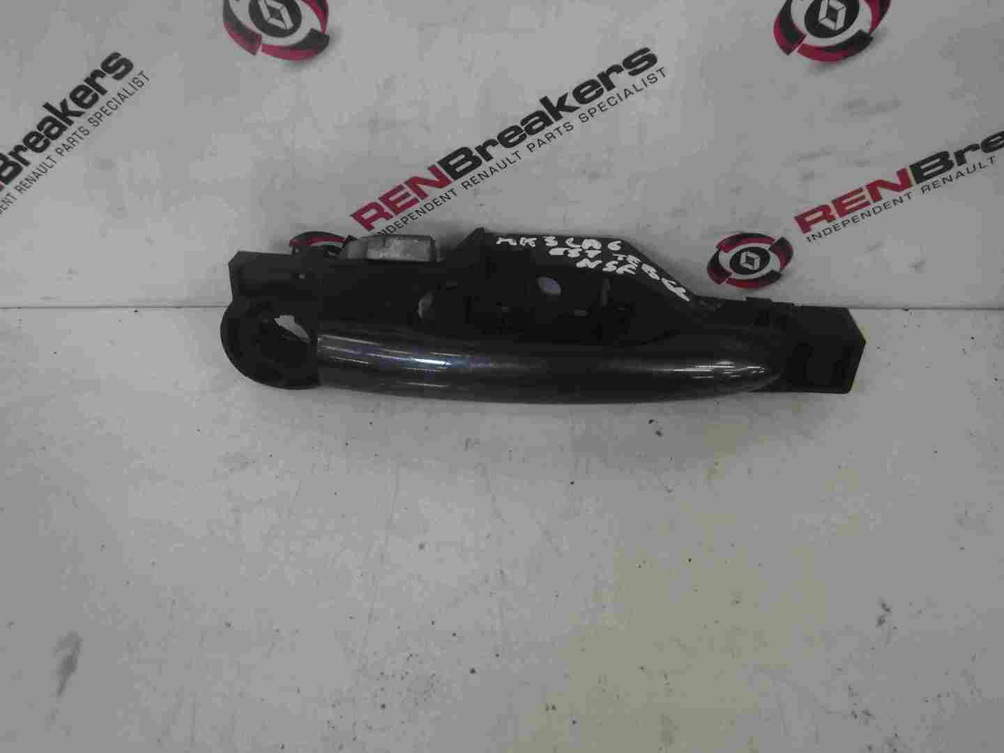 Renault Laguna MK3 2007-2012 Passenger NSF Front Exterior Door Handle Grey TEB66