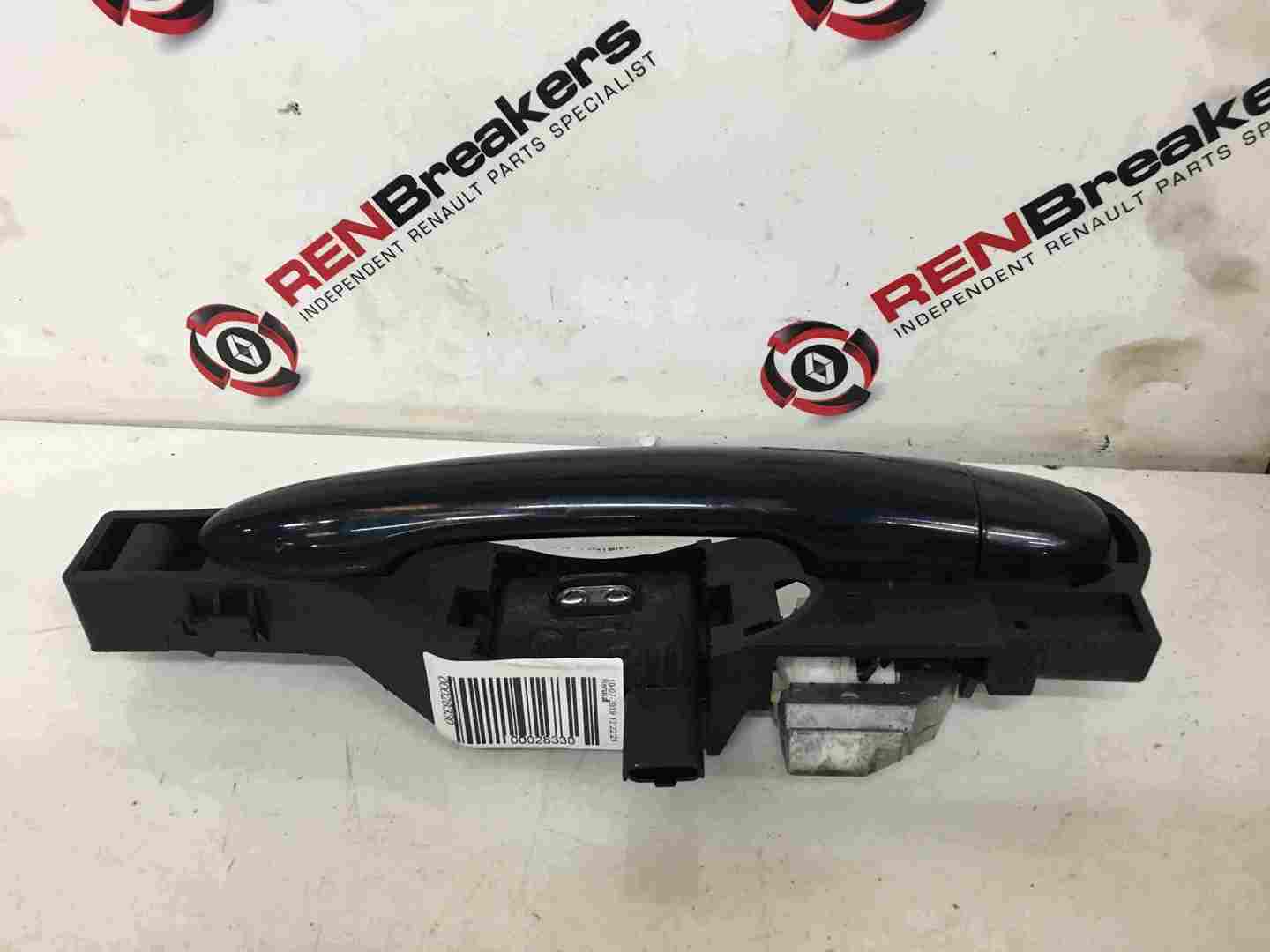 Renault Laguna MK3 2007-2012 Passenger NSR Rear Exterior Door Handle Blue 472