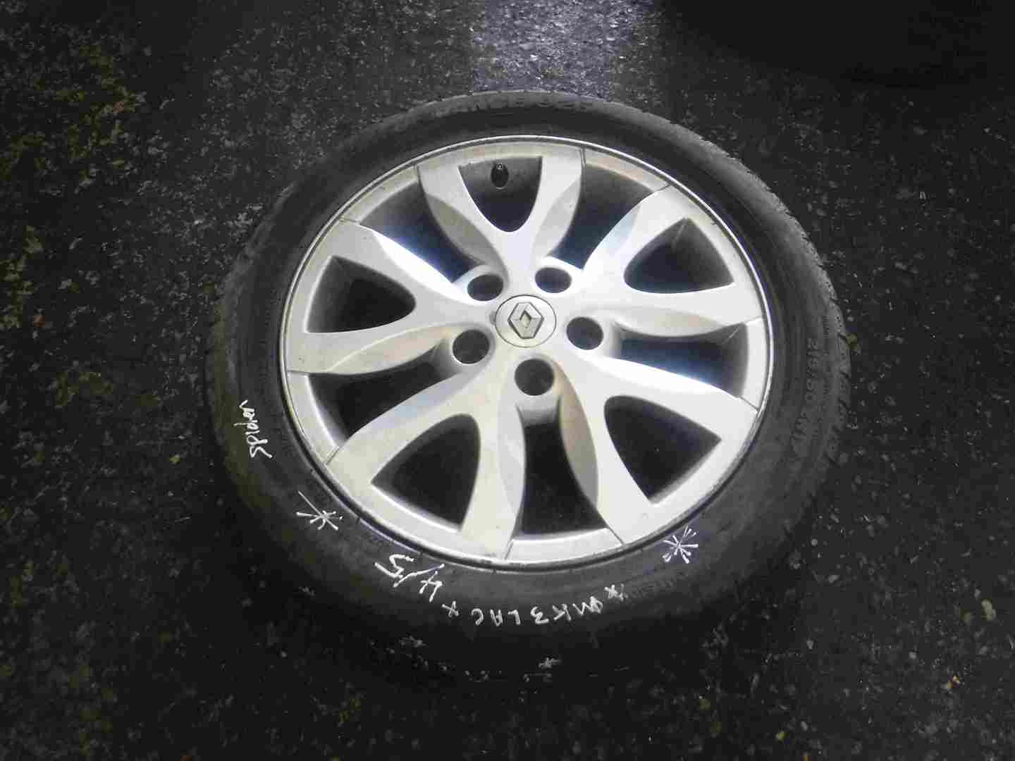 Renault Laguna MK3 2007-2012 Spider Alloy Wheel 17inch 17 8200589047
