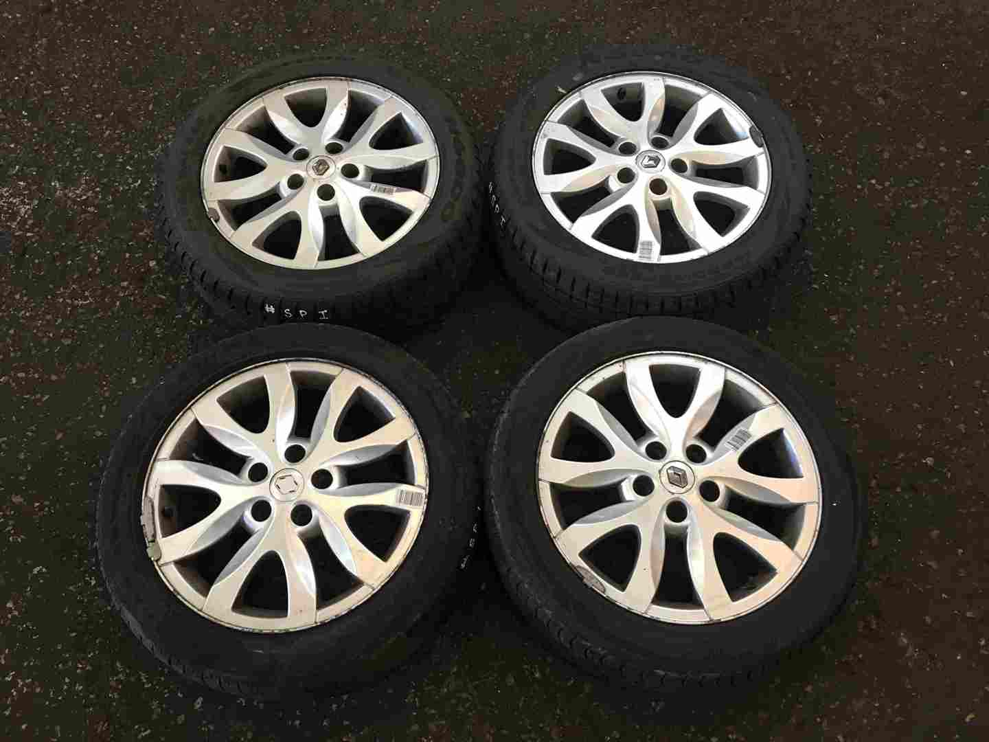 Renault Laguna MK3 2007-2012 Spider Alloy Wheels Set + Tyres 215 50 17