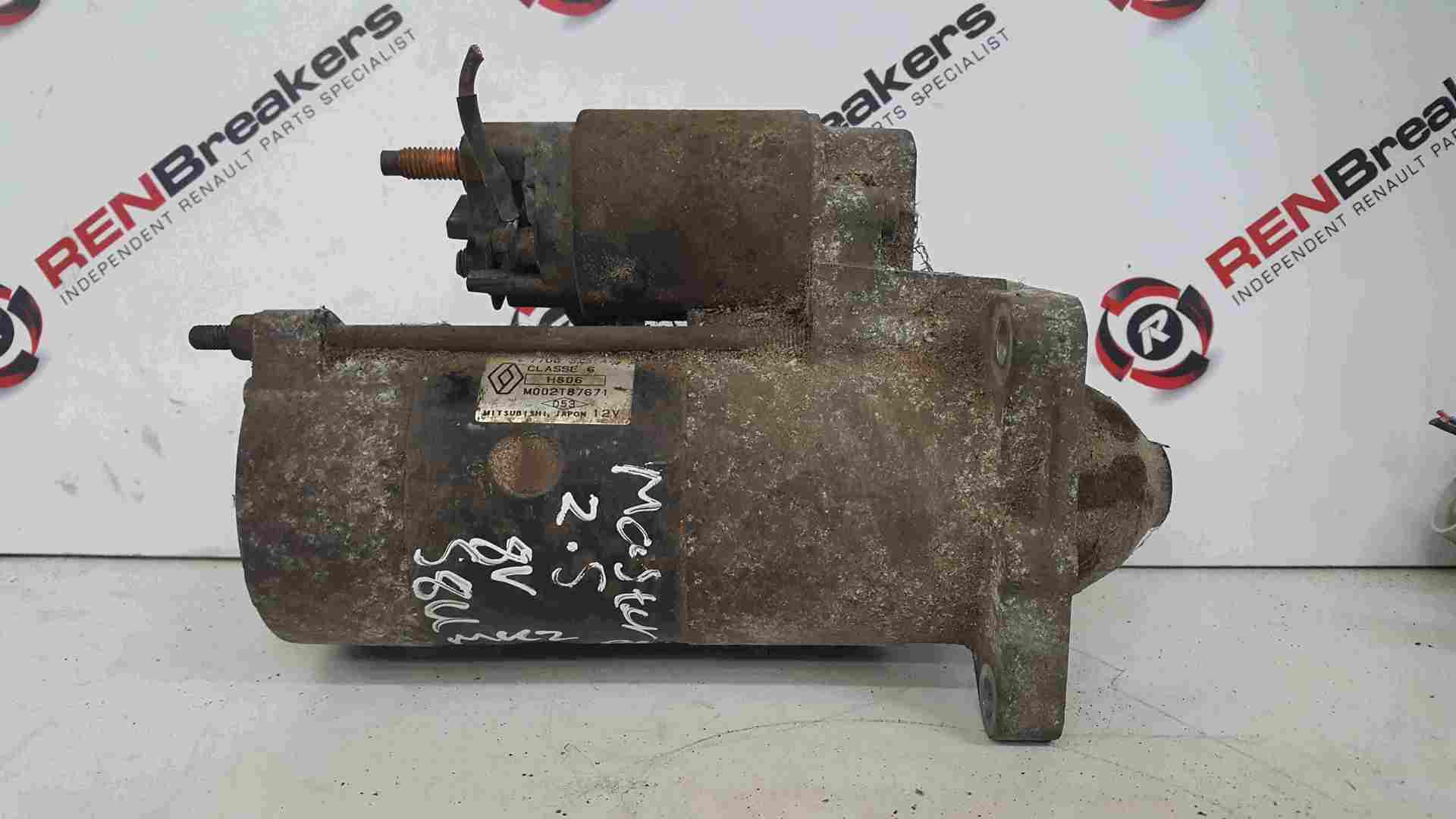 Renault Master 1997-2003 2.5 Starter Motor Starting
