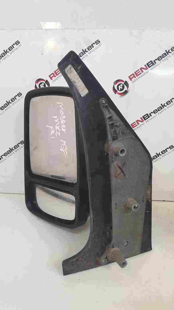 Renault Master 1997-2003 Passenger NS Wing Mirror Plain Black