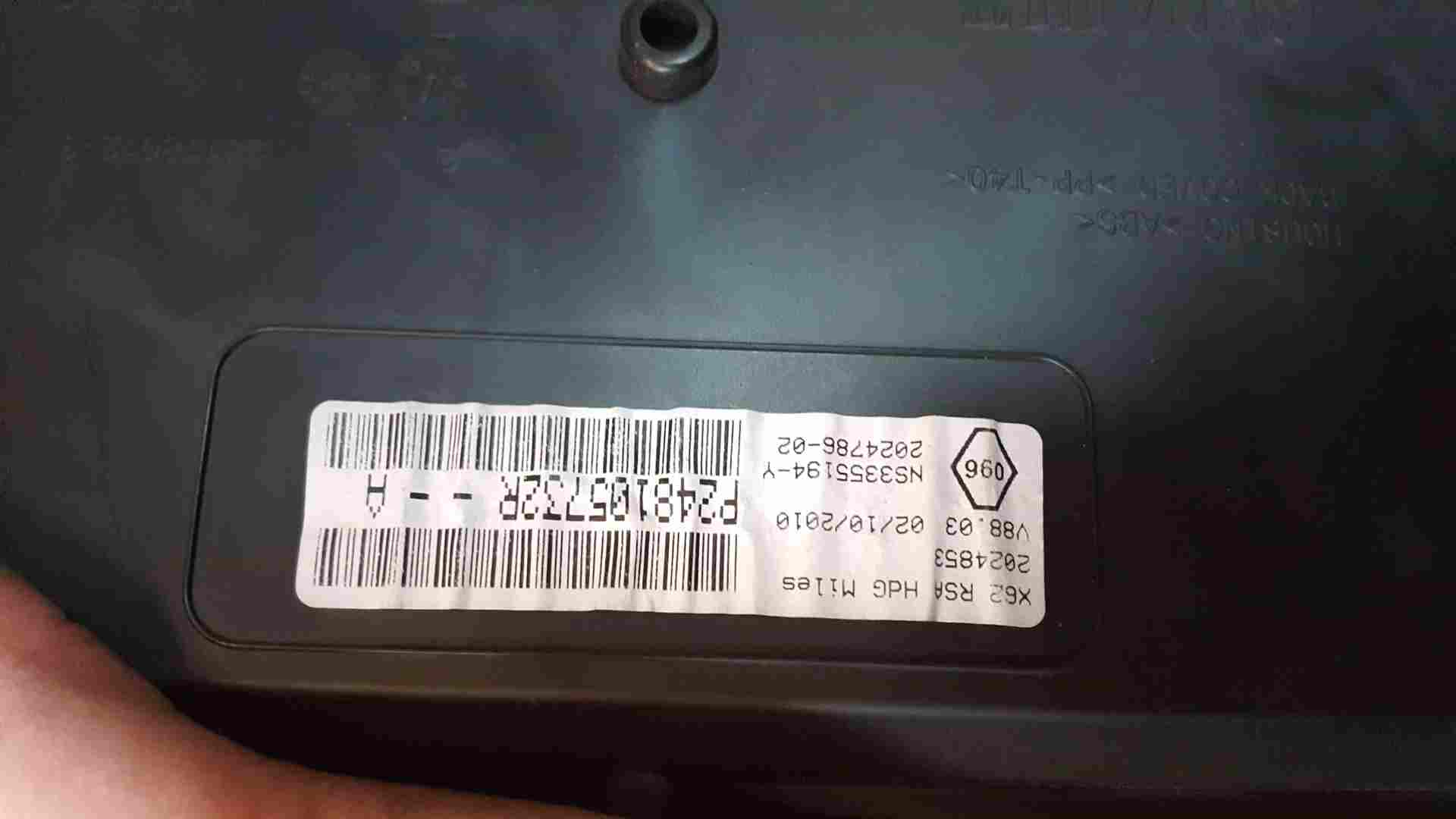 Thumb 3 Renault Master 2010-2018 Instrument Dials Clocks 248105732R