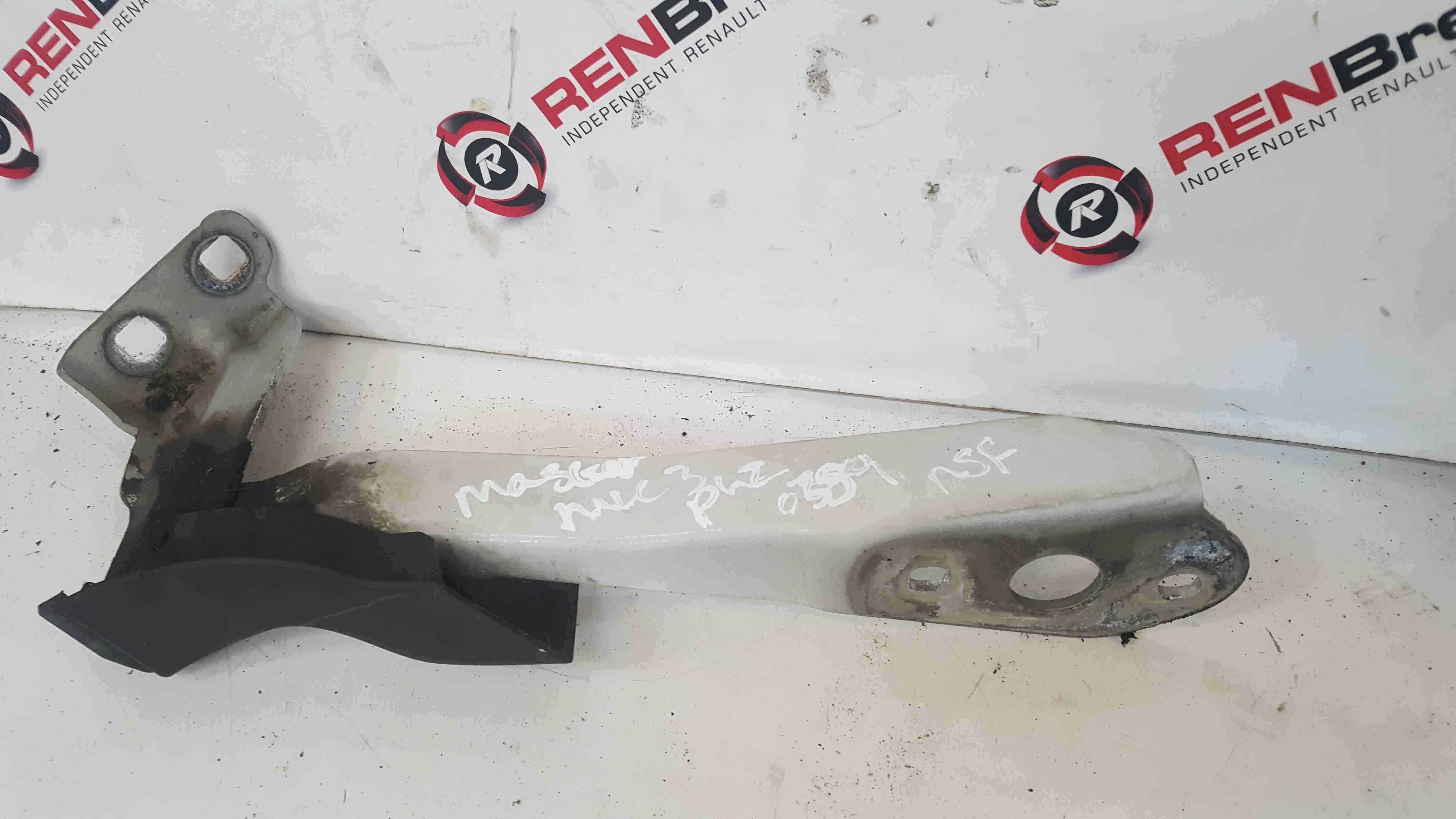 Renault Master 2010-2018 Passenger NSF Front Bonnet Hinge White O389 654010006R