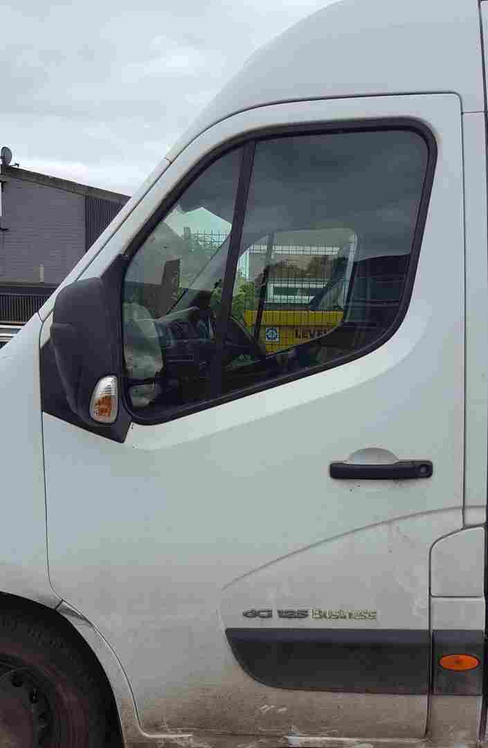 Renault Master 2010-2018 Passenger NSF Front Door White O389