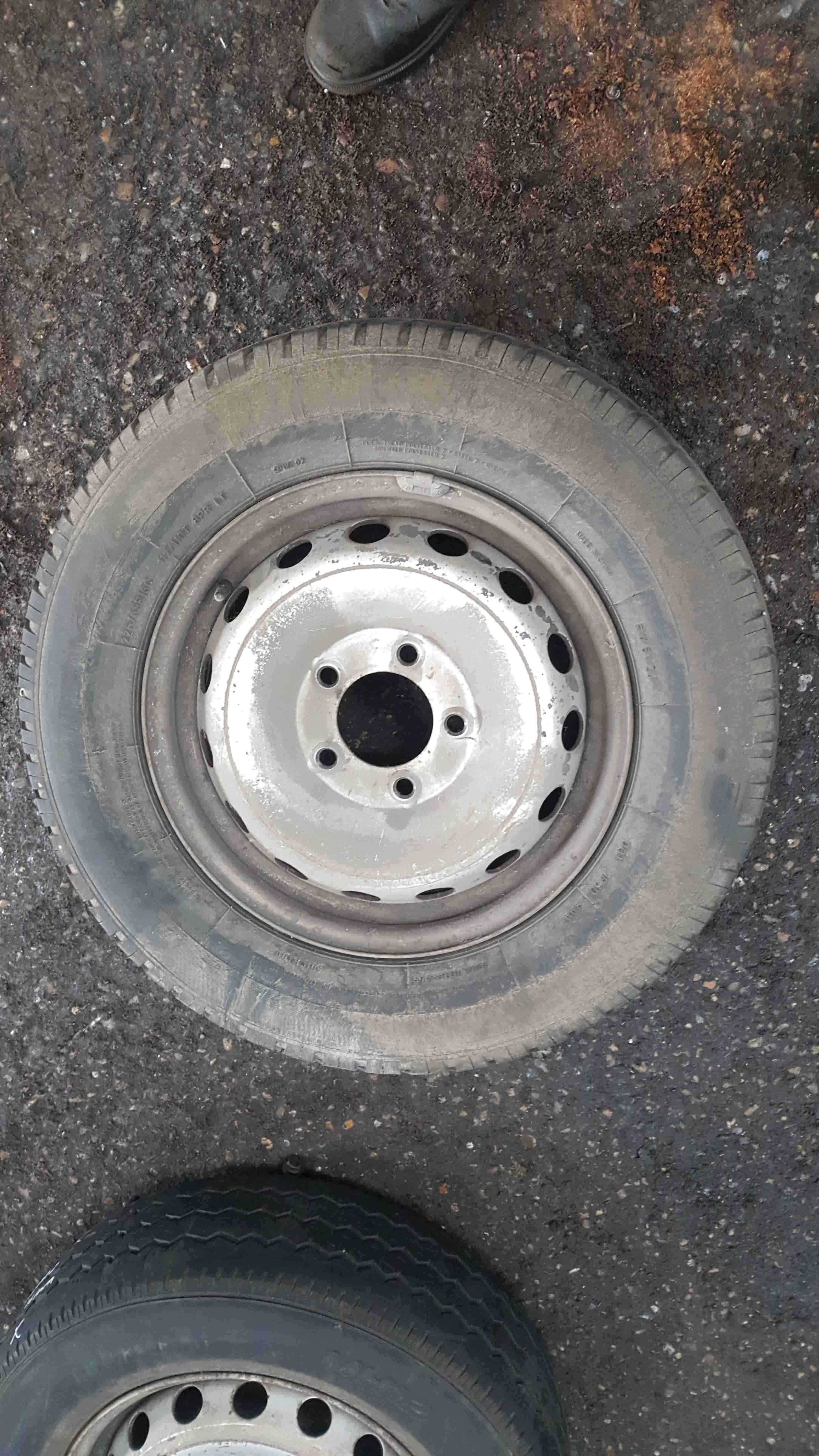 Renault Master 2010-2018 Steel Wheel + Tyre 225 65 16 7mm