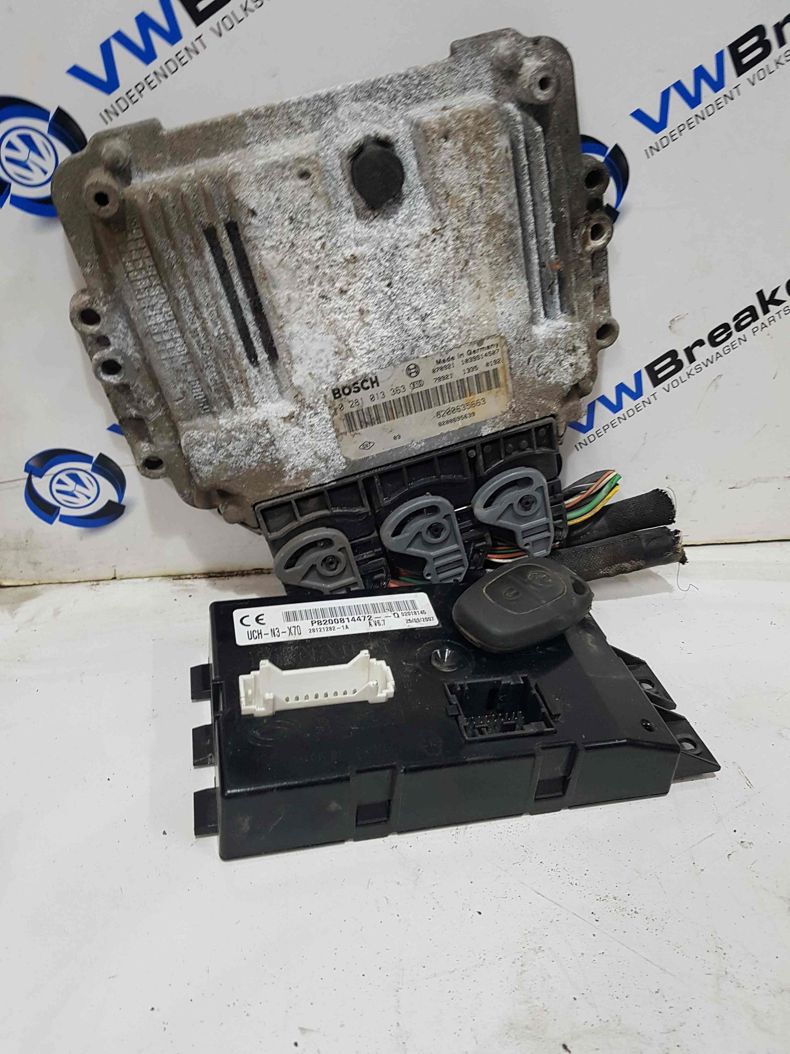 Renault Master MK2 2003-2010 2.5 DCI Ecu SET Kit UCH Bcm + KEY 8200814472