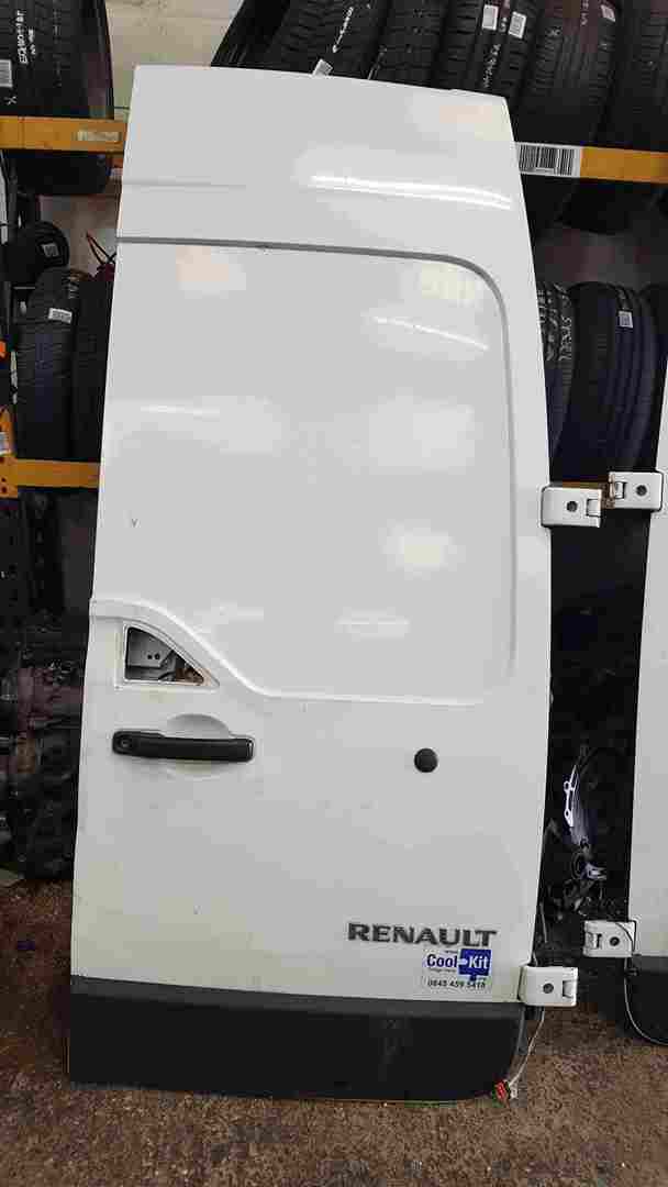 Renault Master Van 2010-2018 Drivers OSR Rear Barn Door White O389