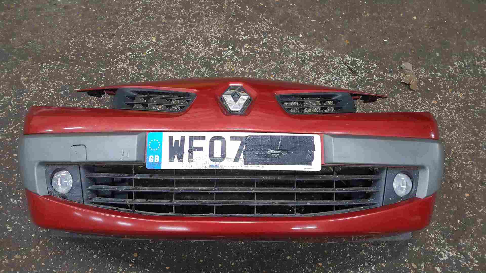 Renault Megane + Convertible 2006-2008 Front Bumper Red TEB76 FACELIFT
