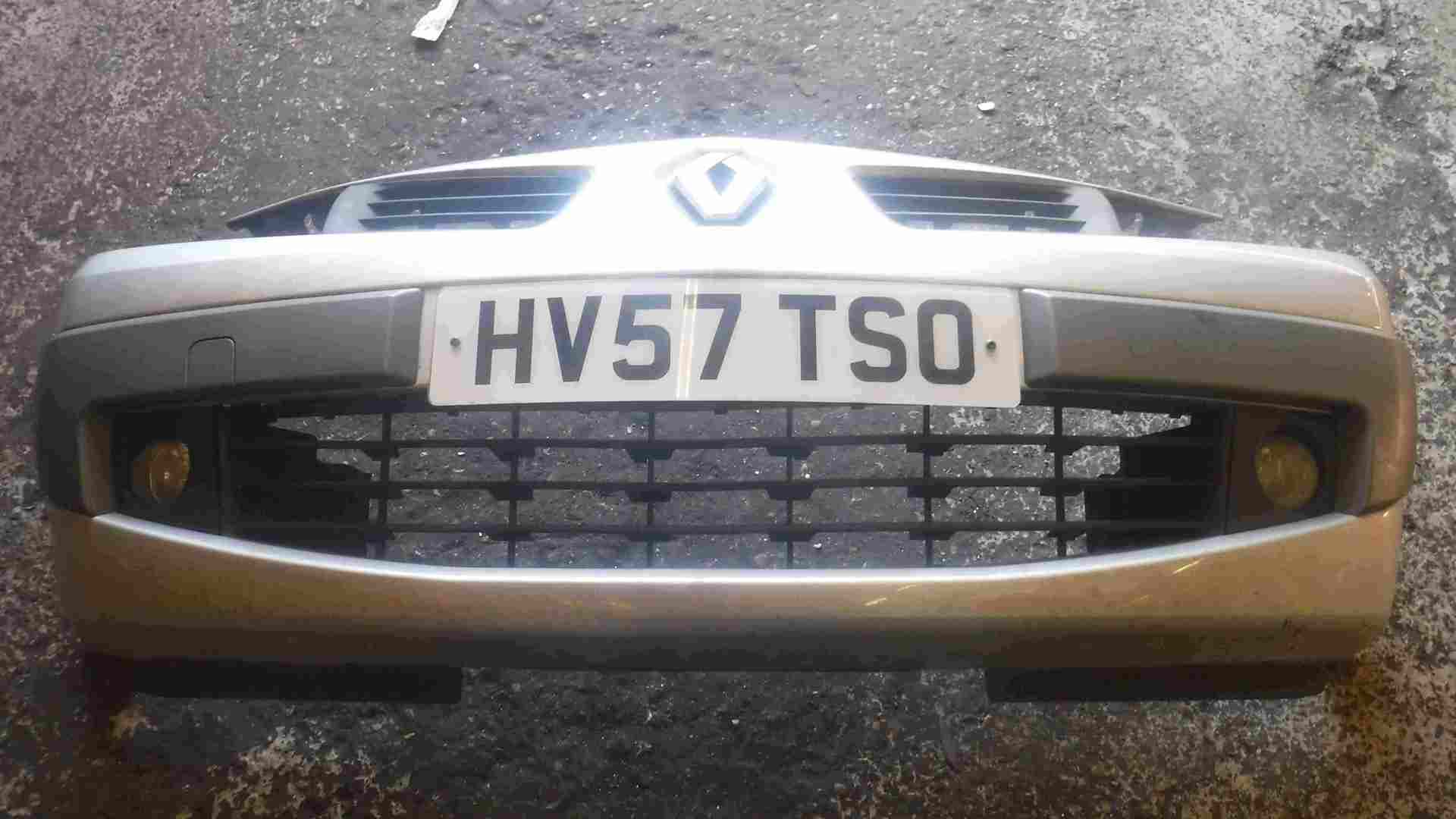 Renault Megane + Convertible 2006-2008 Front Bumper Silver TED69 FACELIFT