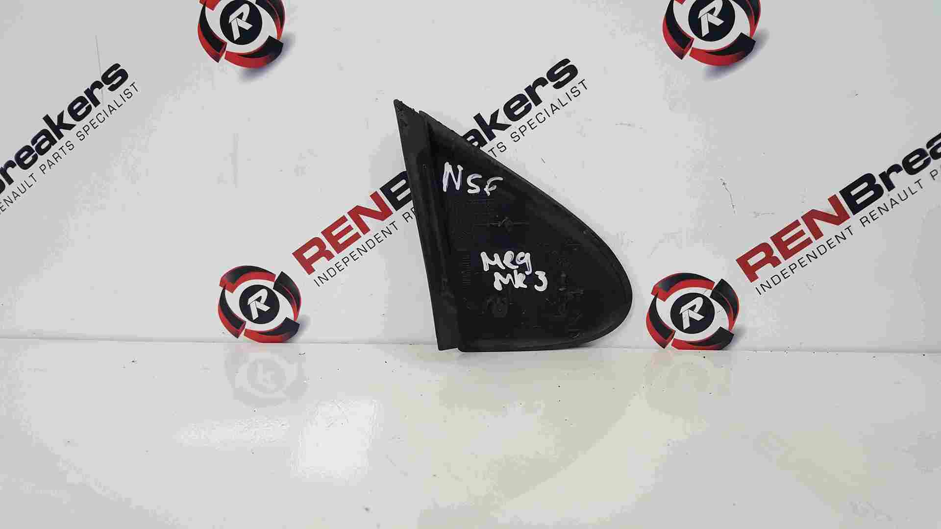 Thumb 2 Renault Megane  MK3 2008-2012 Passenger Ns Wing Cover CAP Plastic Triangle