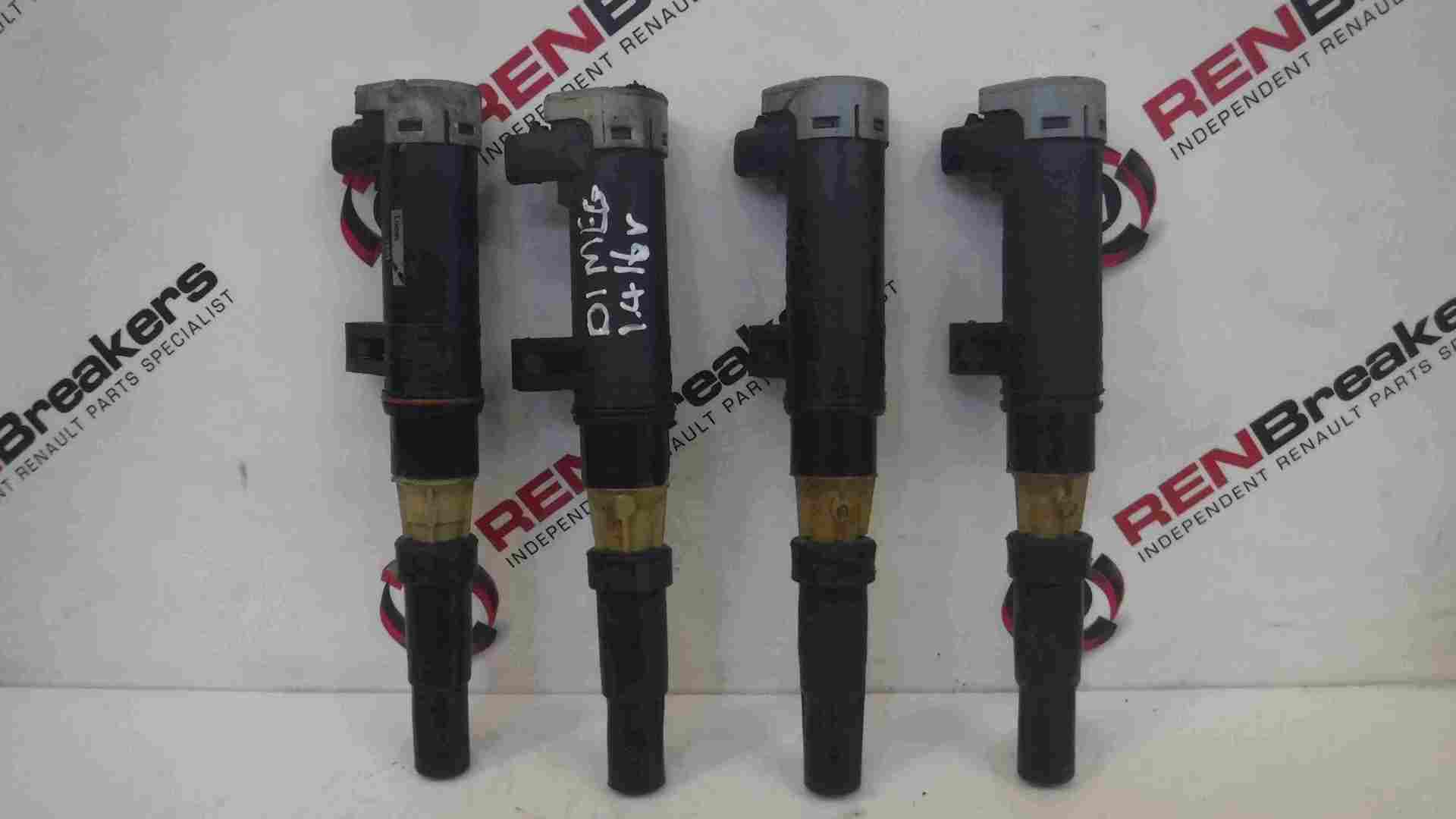 Renault Megane + Scenic 1999-2002 1.4 16v Ignition Coil Pencil Set X4