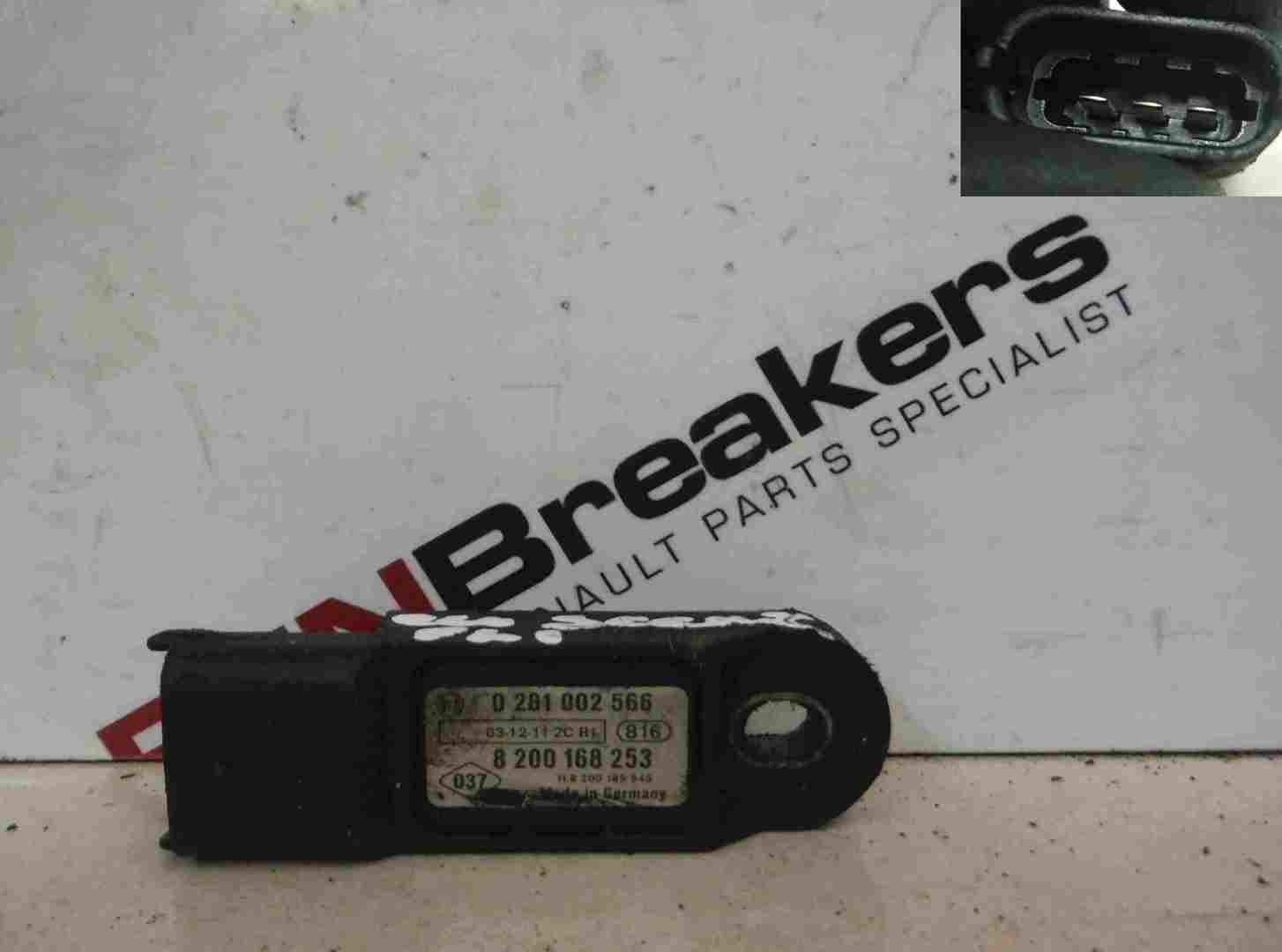 Renault Megane + Scenic 2001-2009 Inlet Manifold Map Sensor 8200168253