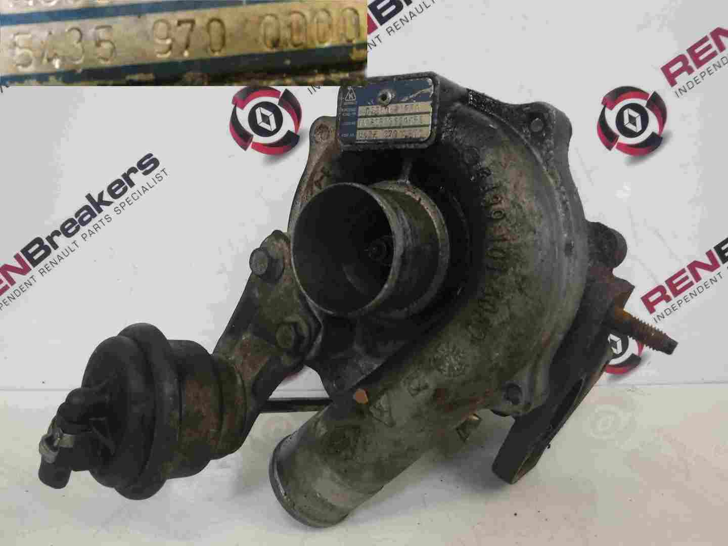Renault Megane + Scenic 2002-2008 1.5 dCi Turbo Charger K9K 722 54359700000