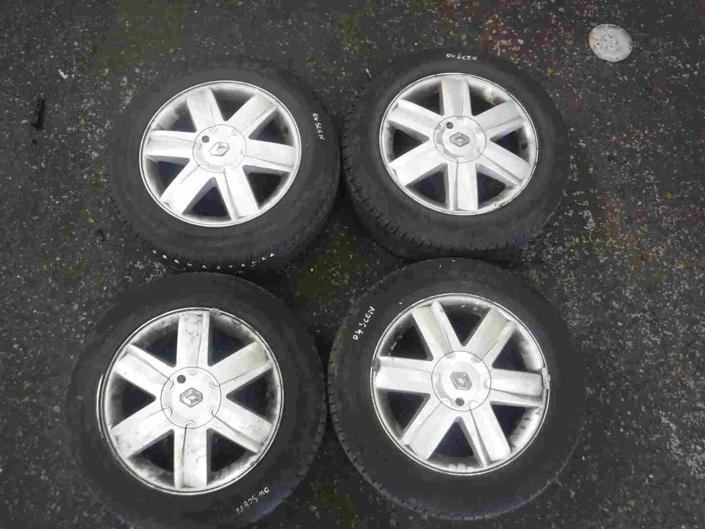 Renault Megane + Scenic 2002-2008 Nervastella Alloy Wheels Set + Tyres 205 60 16