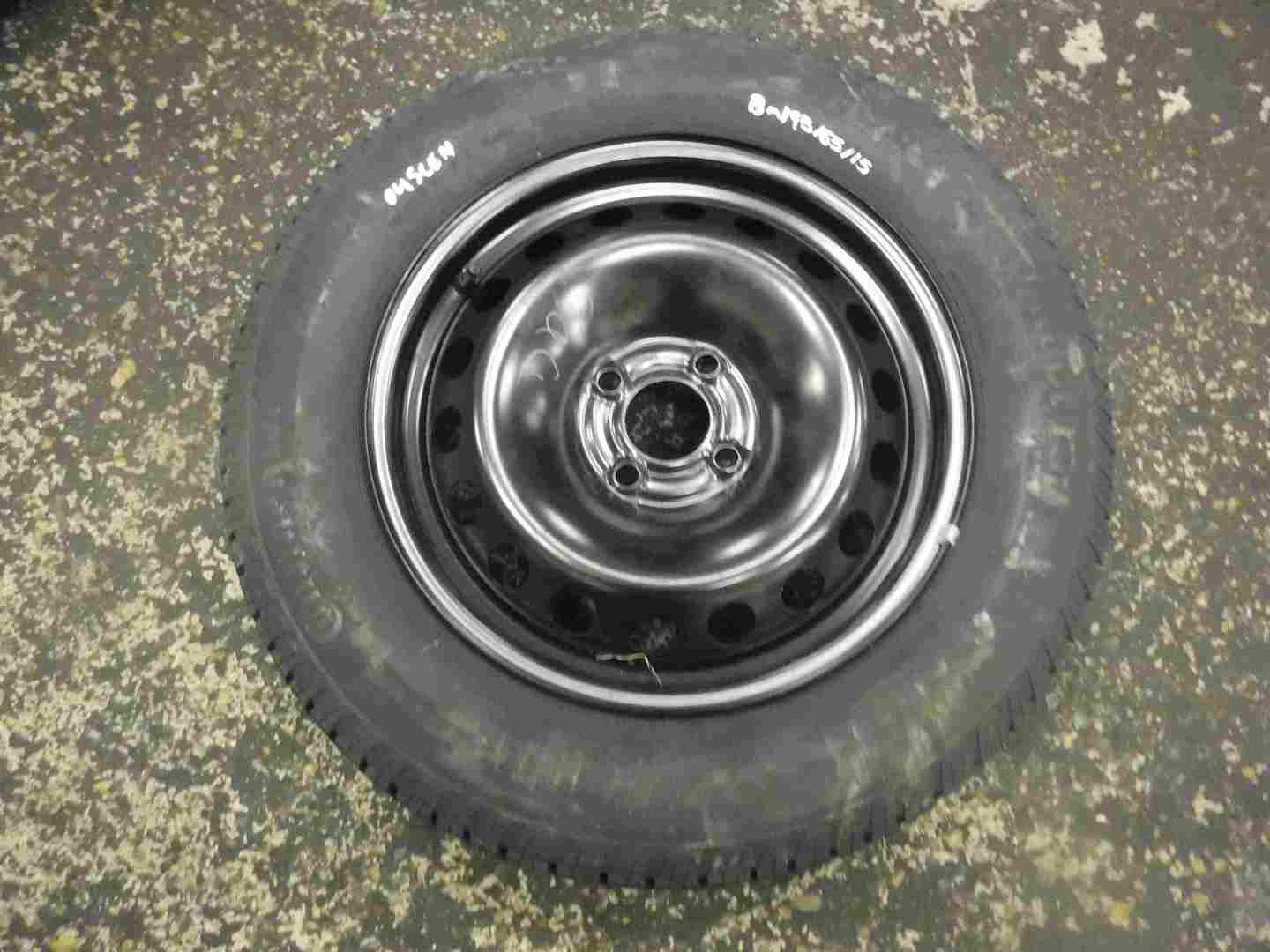 Renault Megane + Scenic 2003-2009 Steel Wheel Rim + Tyre 195 65 15 8mm