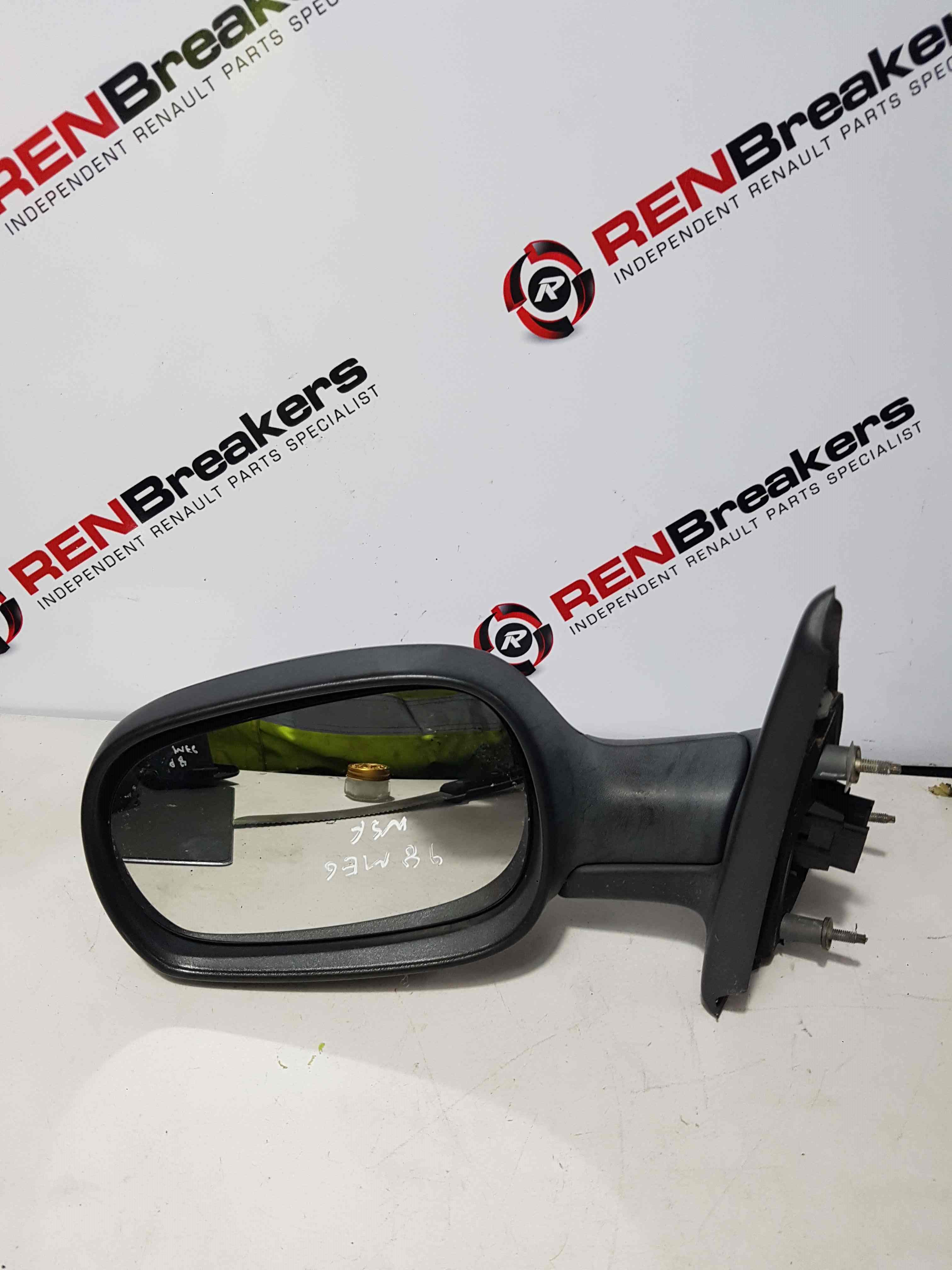 Thumb 2 Renault Megane 1995-1999 Passenger Ns Wing Mirror Plain Black Electric