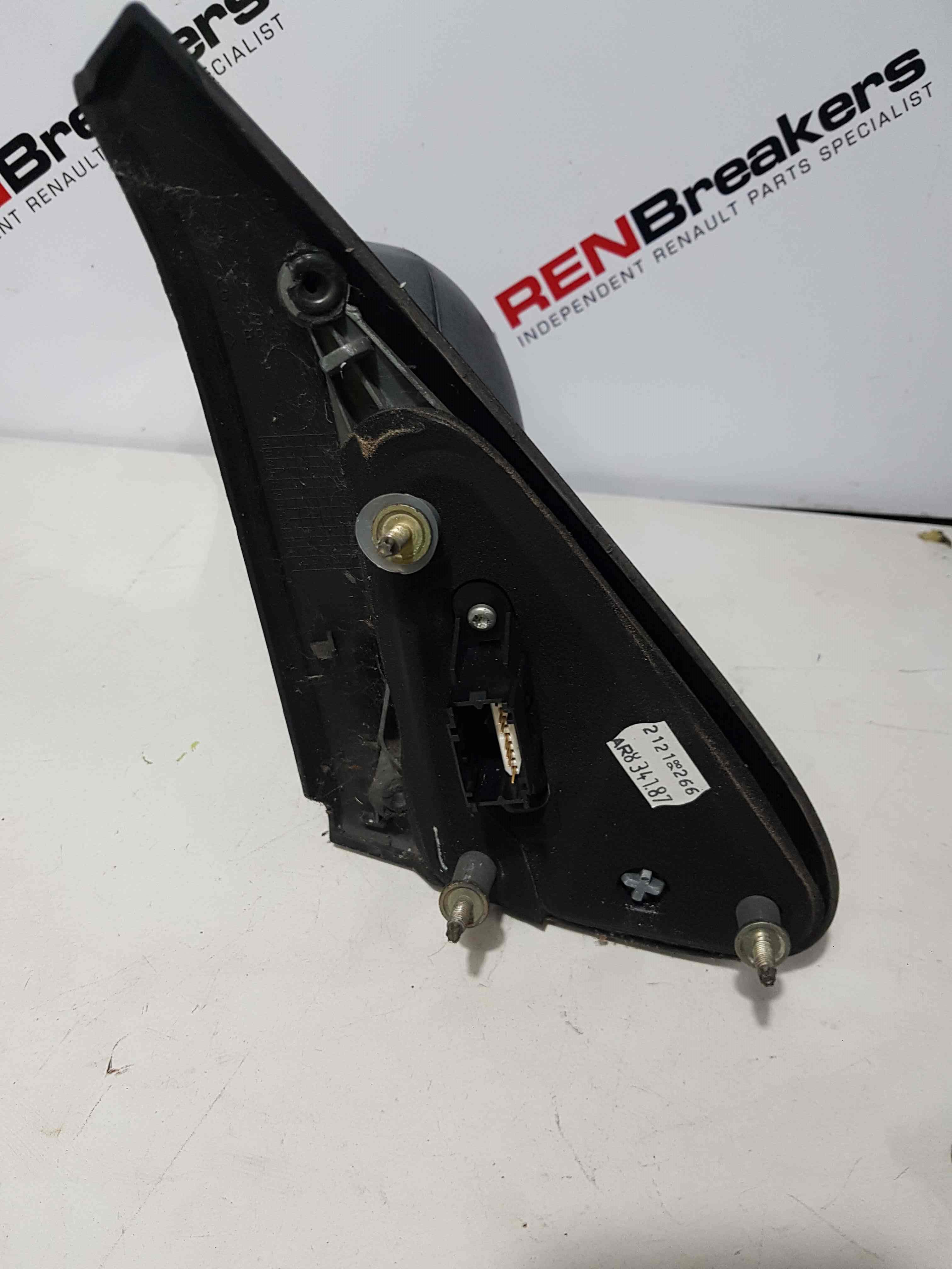 Thumb 3 Renault Megane 1995-1999 Passenger Ns Wing Mirror Plain Black Electric