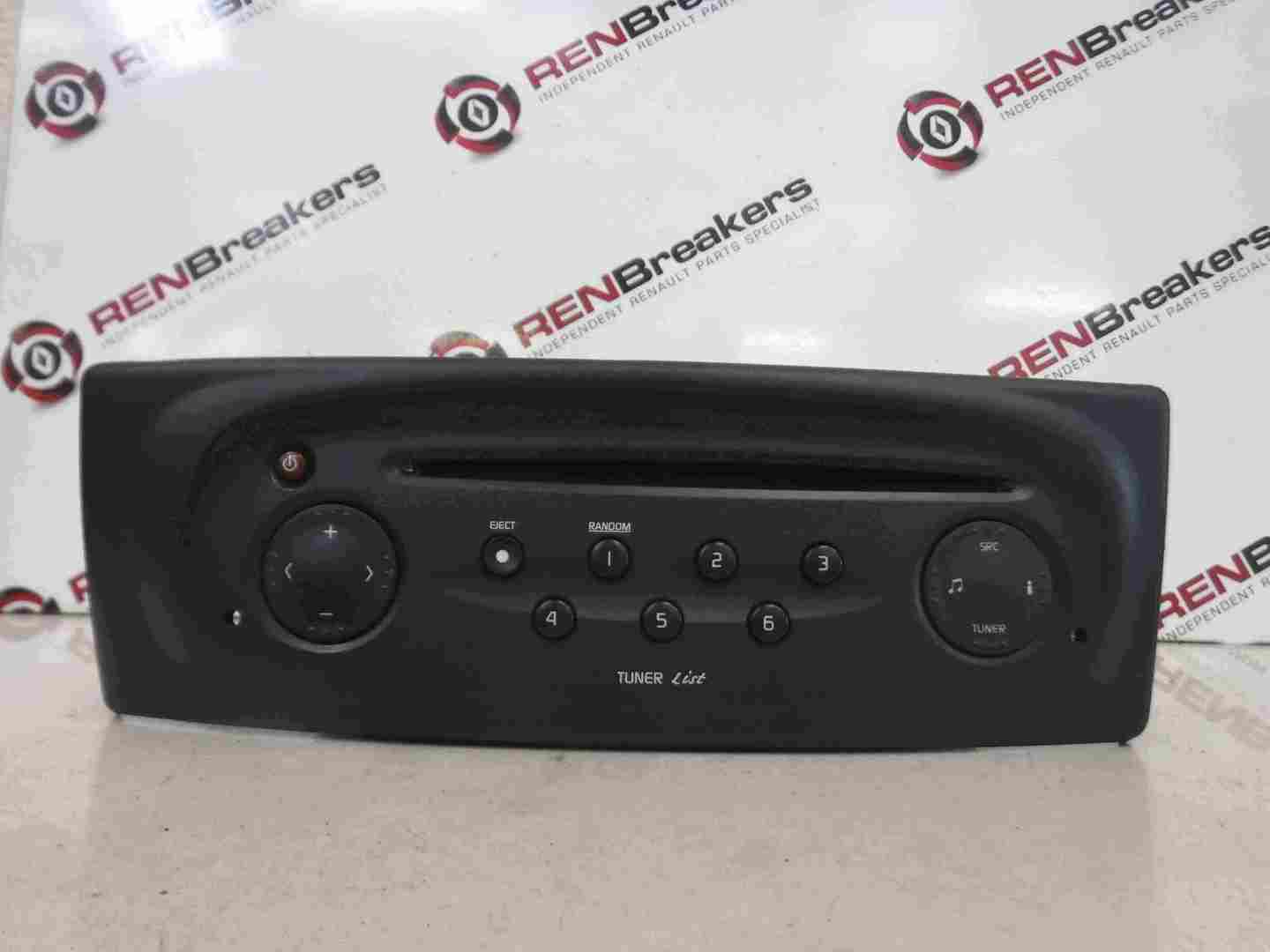 Renault Megane 1999-2002 CD Player Radio Tuner List + Code