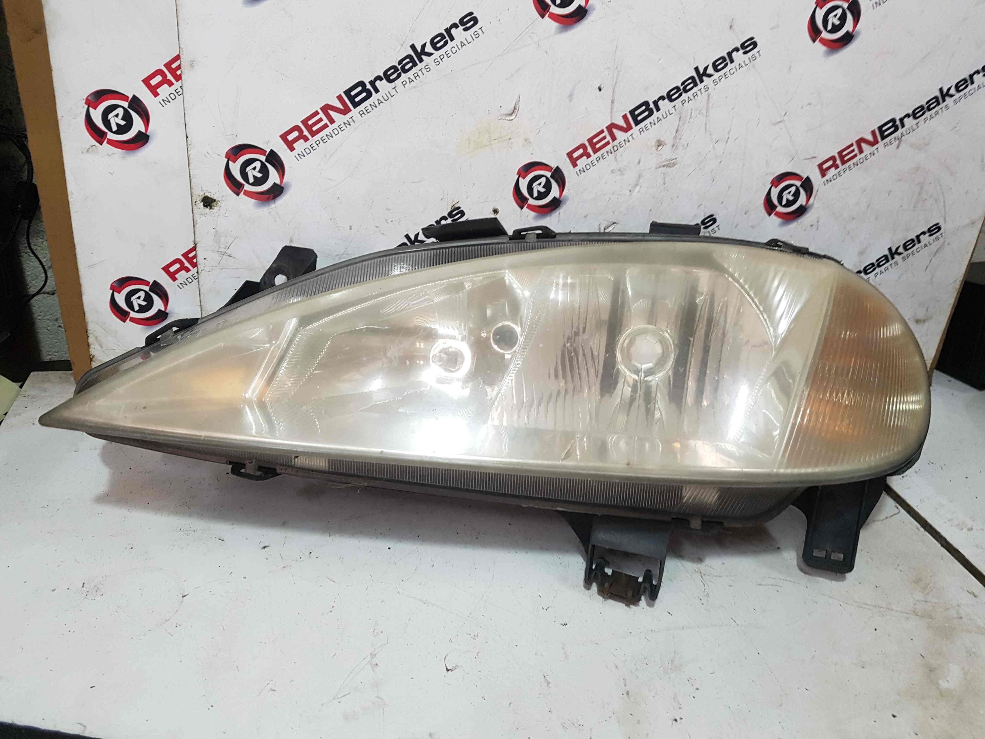 Renault Megane 1999-2002 Drivers OSF Front Headlight Lens 7700427875