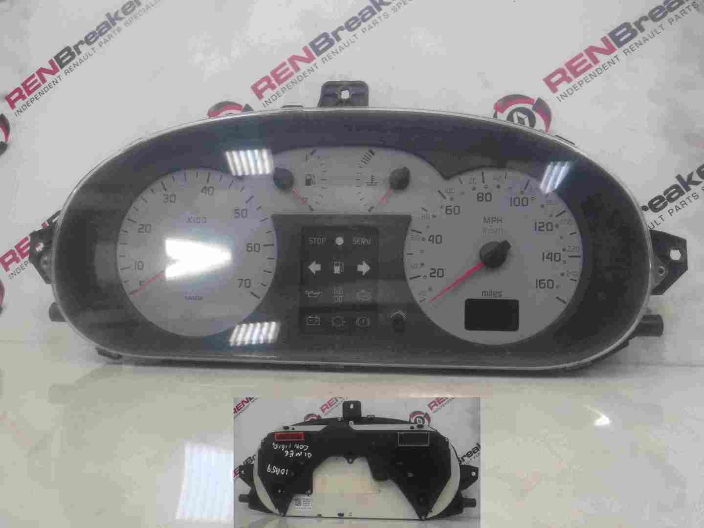 Renault Megane 1999-2002 Instrument Panel Dials Clocks 101K 8200038777