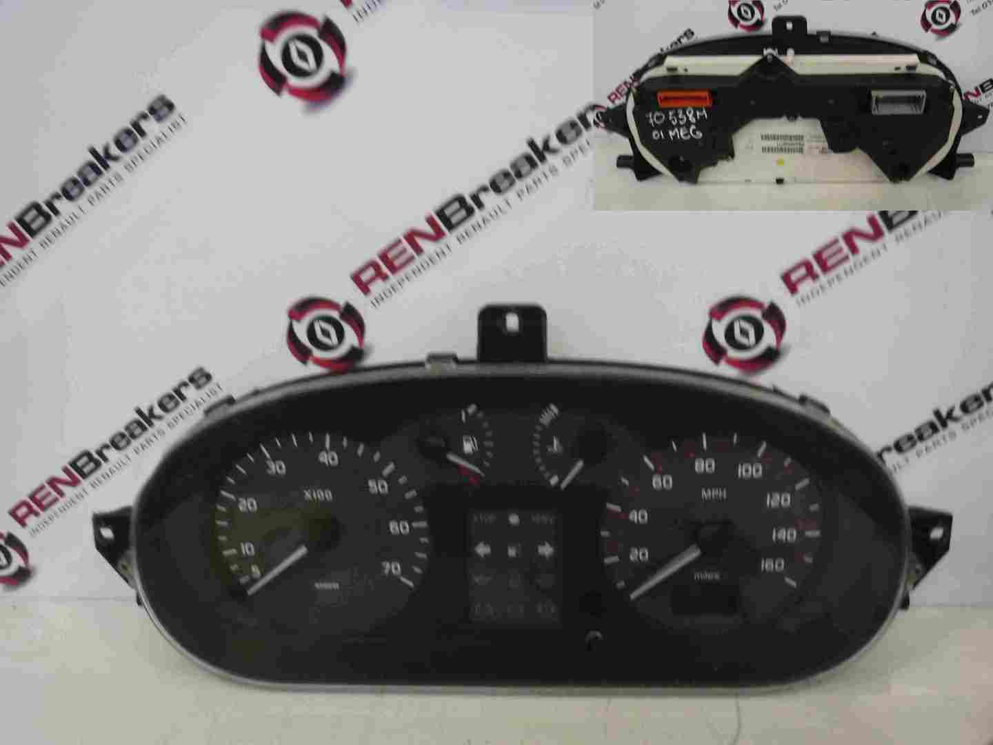 Renault Megane 1999-2002 Instrument Panel Dials Gauges Clocks 70K