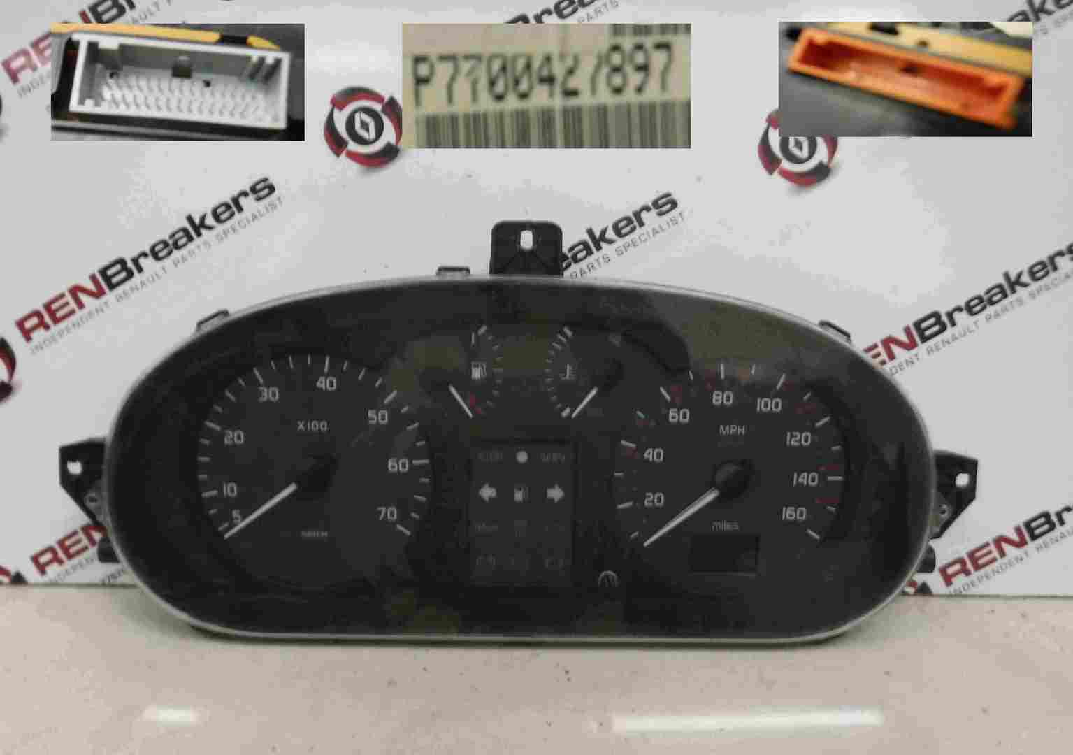 Renault Megane 1999-2002 Instrument Panel Dials Gauges Speedo