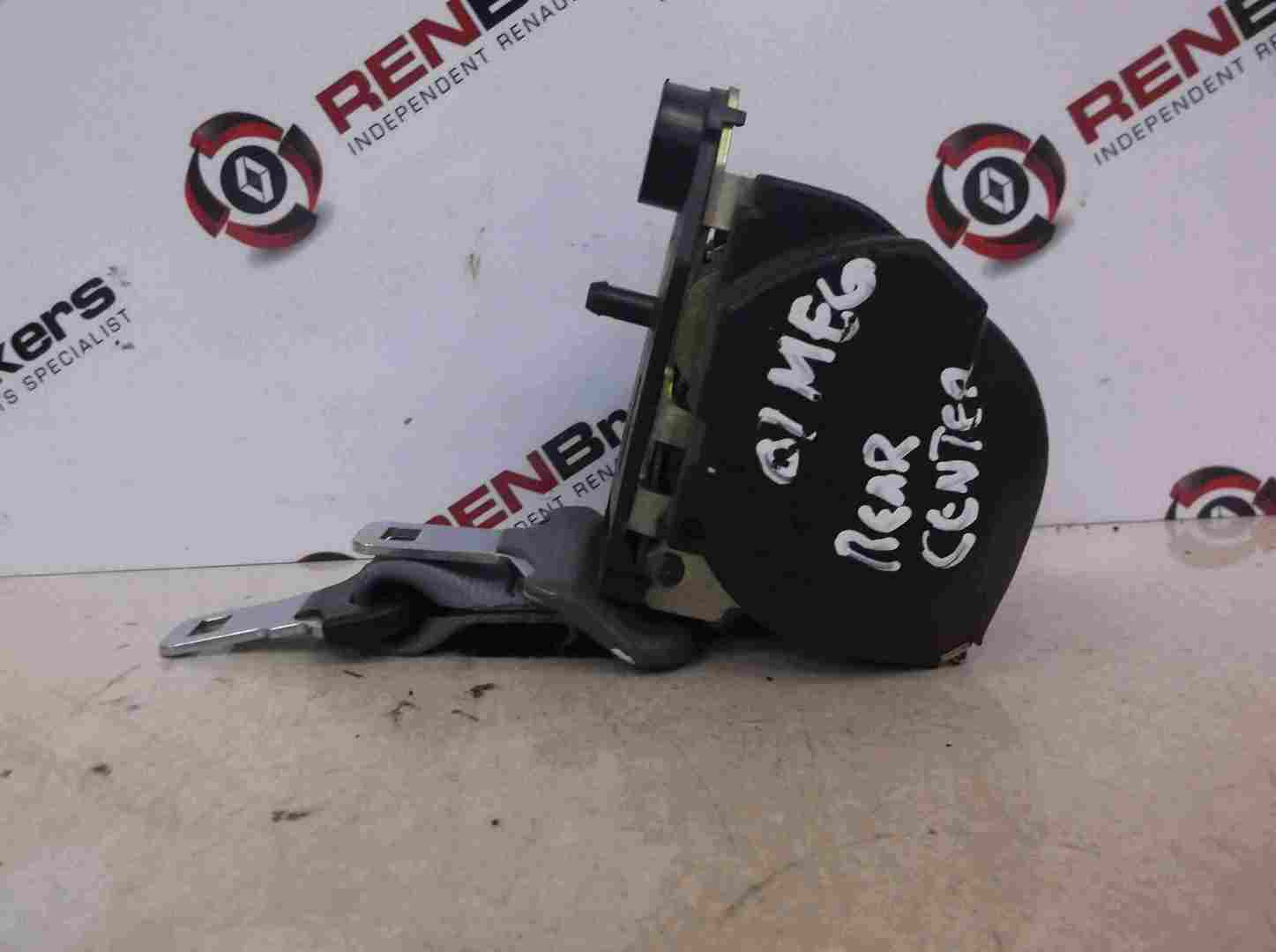 Renault Megane 1999-2002 Middle Centre Rear Seat Belt