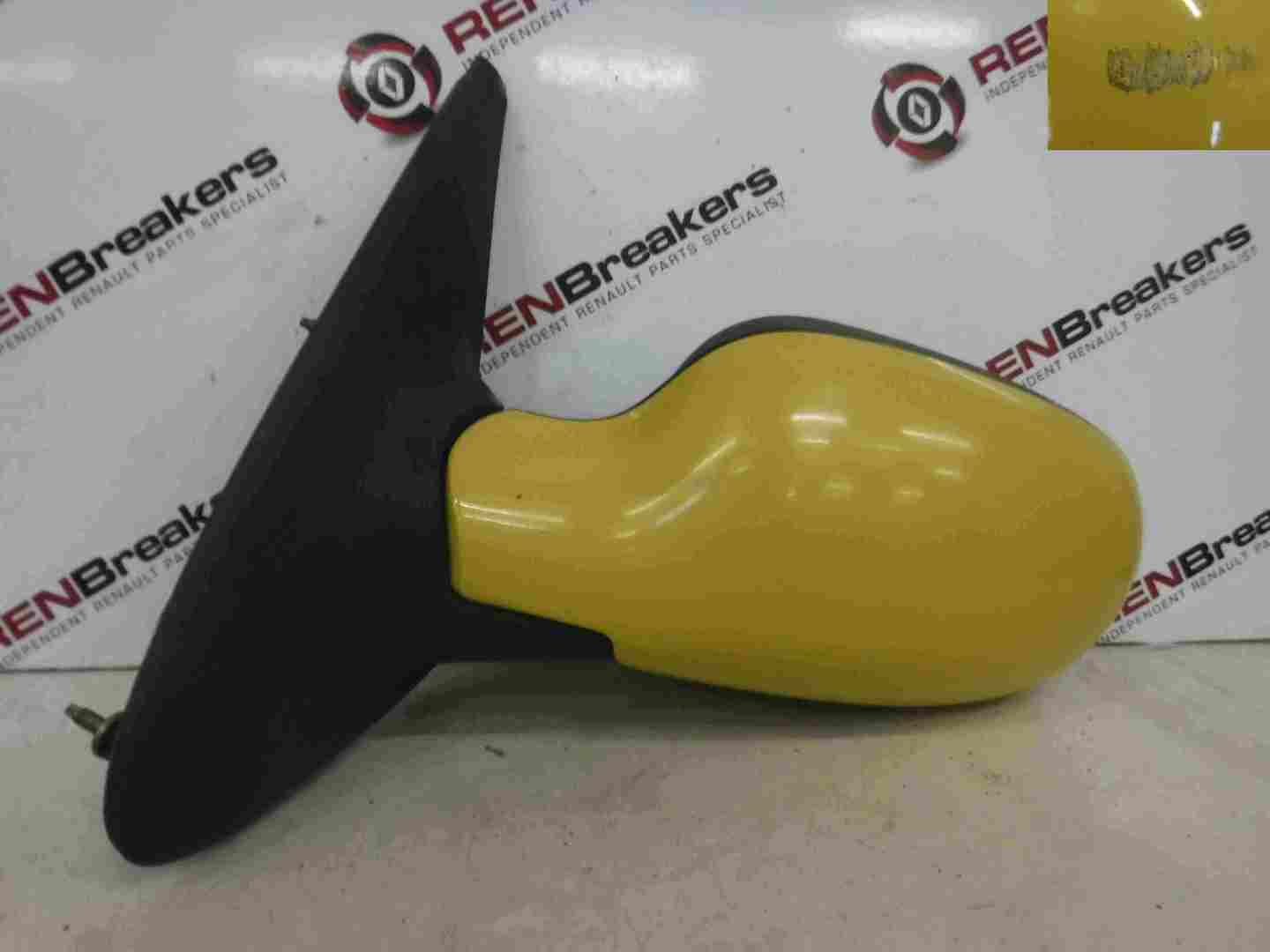 Renault Megane 1999-2002 Passenger NS Wing Mirror Yellow OV377
